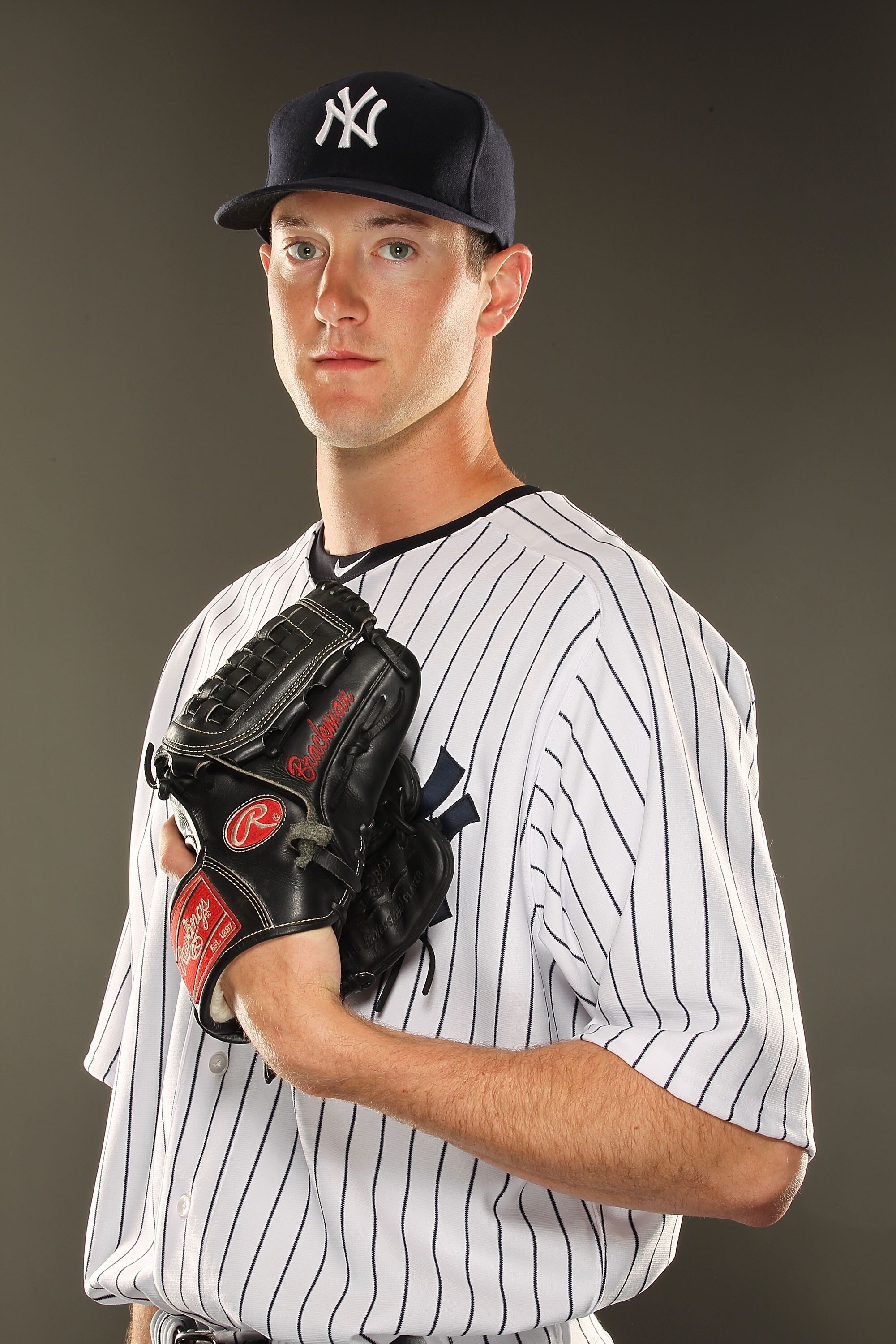TAMPA, FL - FEBRUARY 23:  Andrew Brackman #66 of the New York Yankees poses for a portrait on Photo Day at George M. Steinbrenner Field on February 23, 2011 in Tampa, Florida.  (Photo by Al Bello/Getty Images)