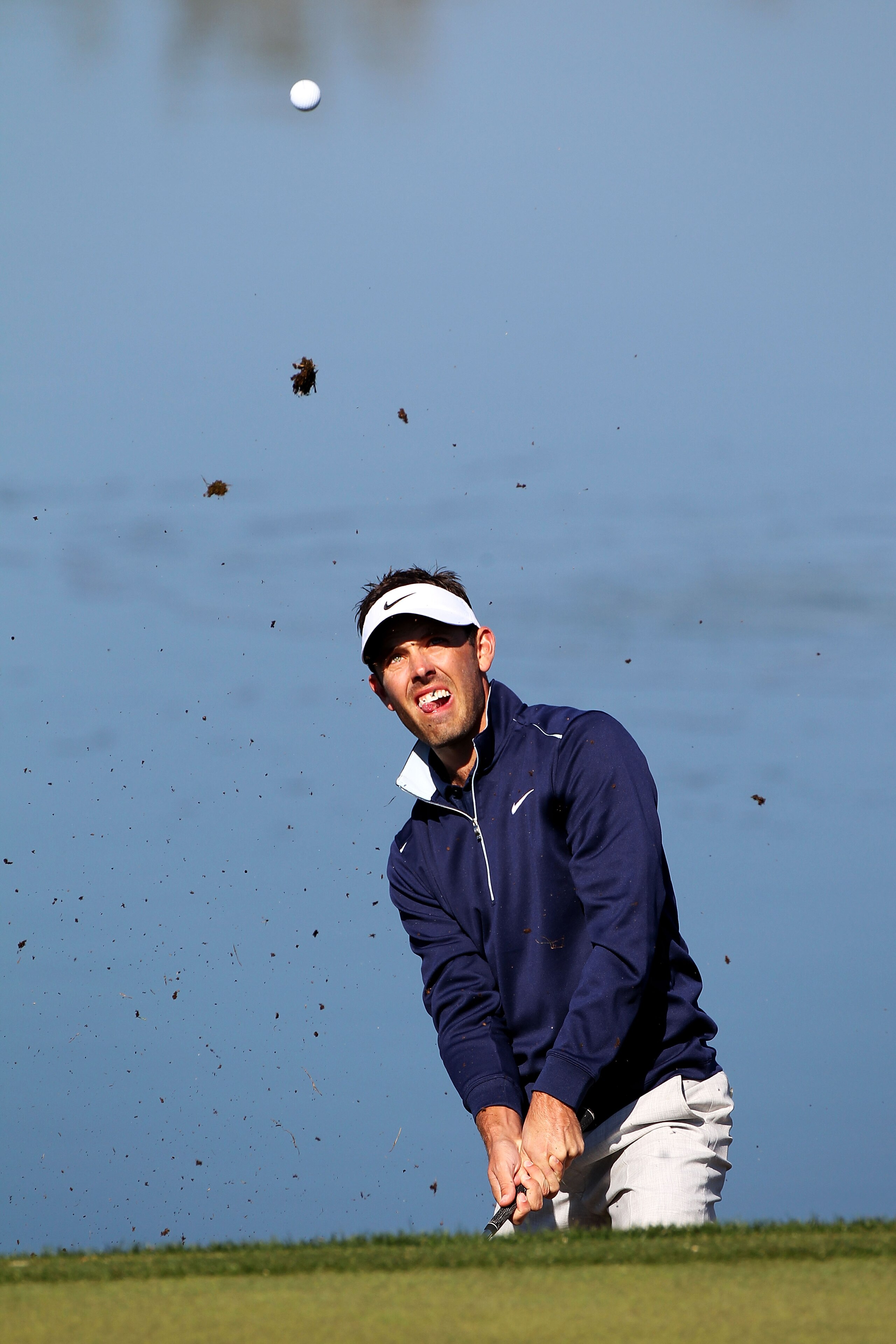 MARANA, AZ - FEBRUARY 24:  Charl Schwartzel of South Africa hits a shot on the green of the third hole during the second round of the Accenture Match Play Championship at the Ritz-Carlton Golf Club on February 24, 2011 in Marana, Arizona.  (Photo by Sam G