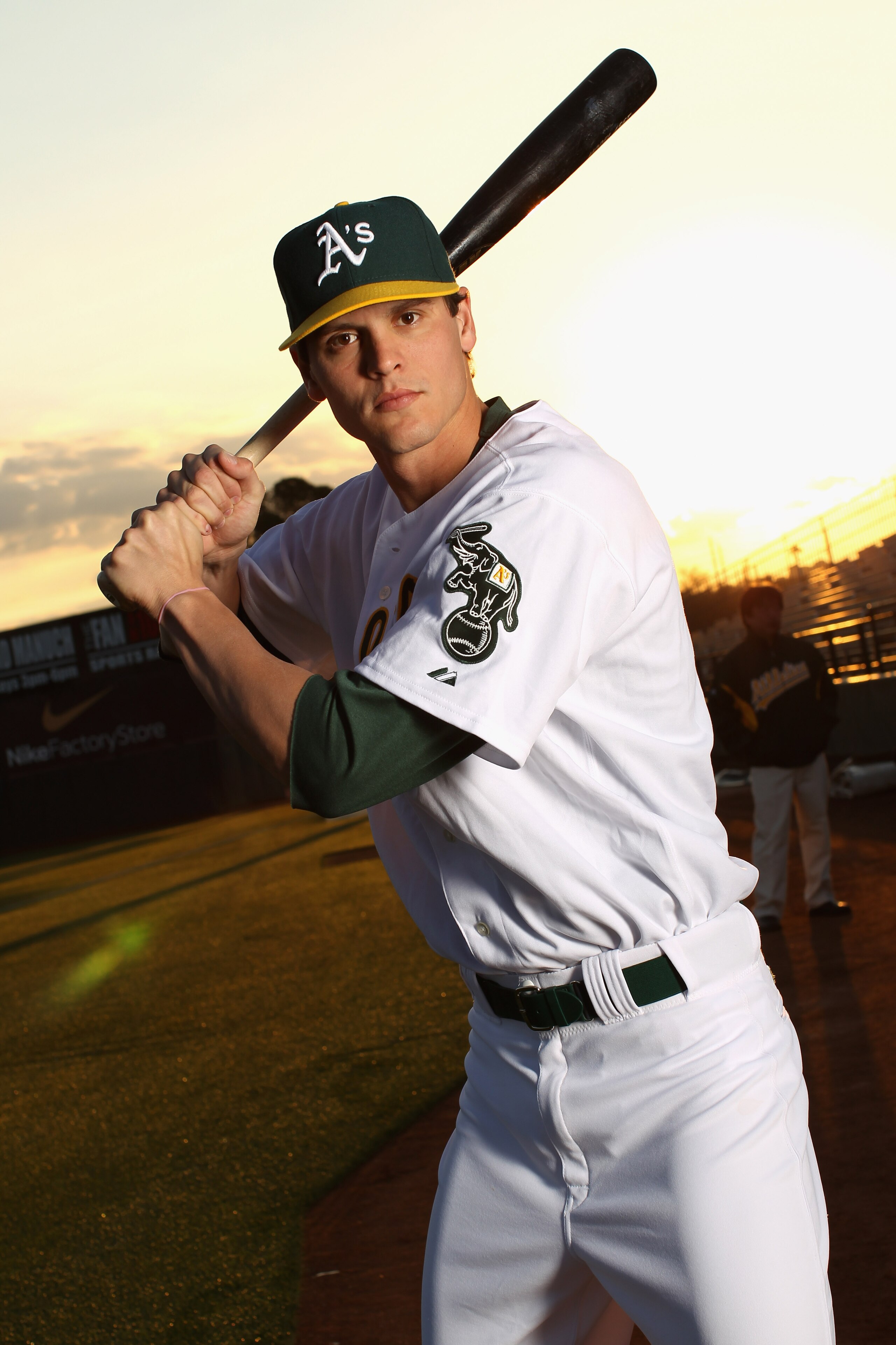 PHOENIX, AZ - FEBRUARY 24: Grant Green #52 of the Oakland Athletics poses for a portrait during media photo day at Phoenix Municipal Stadium on February 24, 2011 in Phoenix, Arizona. (Photo by Ezra Shaw/Getty Images) PHOENIX, AZ - FEBRUARY 24: Grant Green #52 of the Oakland Athletics poses for a portrait during media photo day at Phoenix Municipal Stadium on February 24, 2011 in Phoenix, Arizona. (Photo by Ezra Shaw/Getty Images)