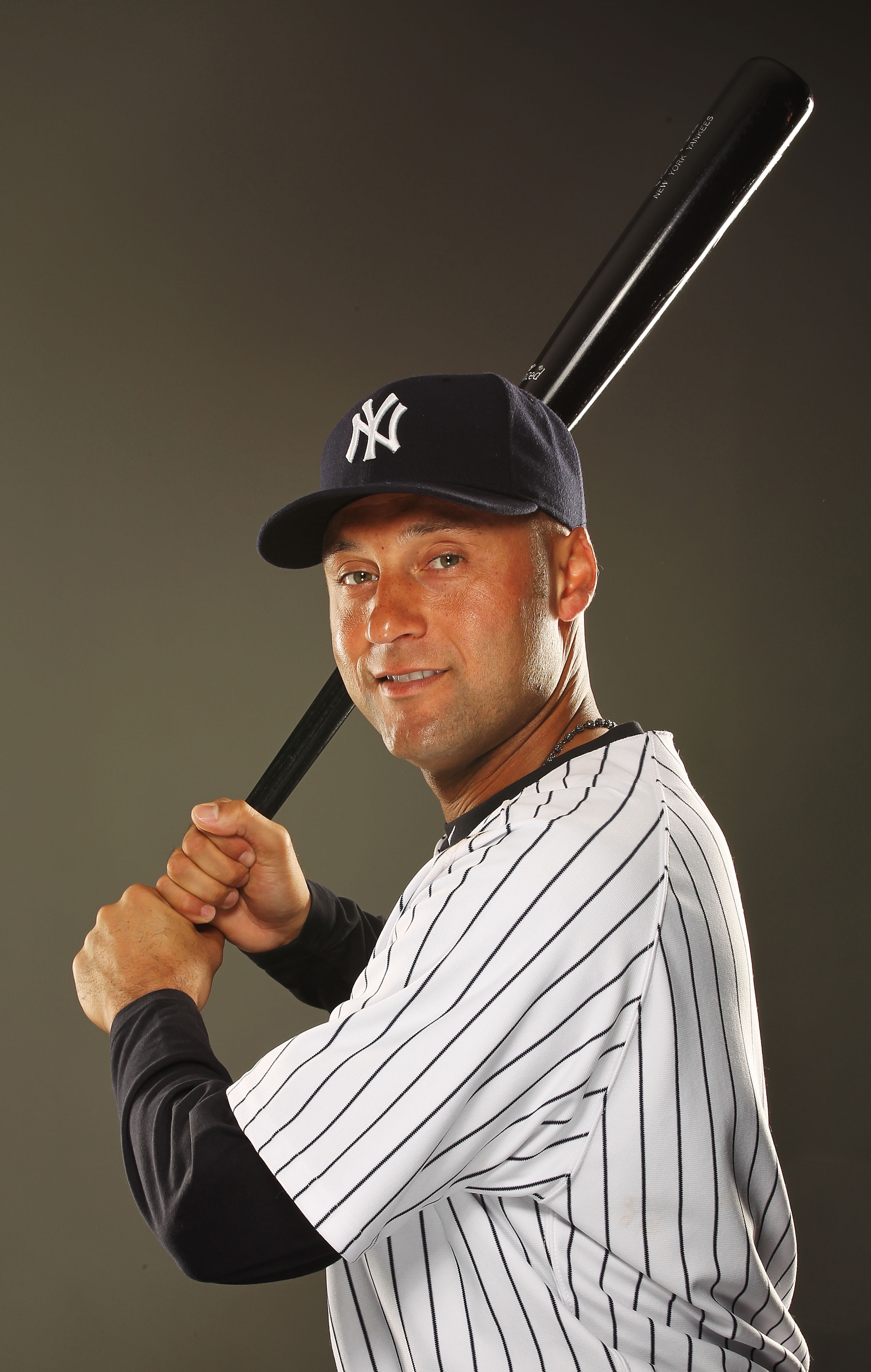 TAMPA, FL - FEBRUARY 23:  Derek Jeter #2 of the New York Yankees poses for a portrait on Photo Day at George M. Steinbrenner Field on February 23, 2011 in Tampa, Florida.  (Photo by Al Bello/Getty Images)