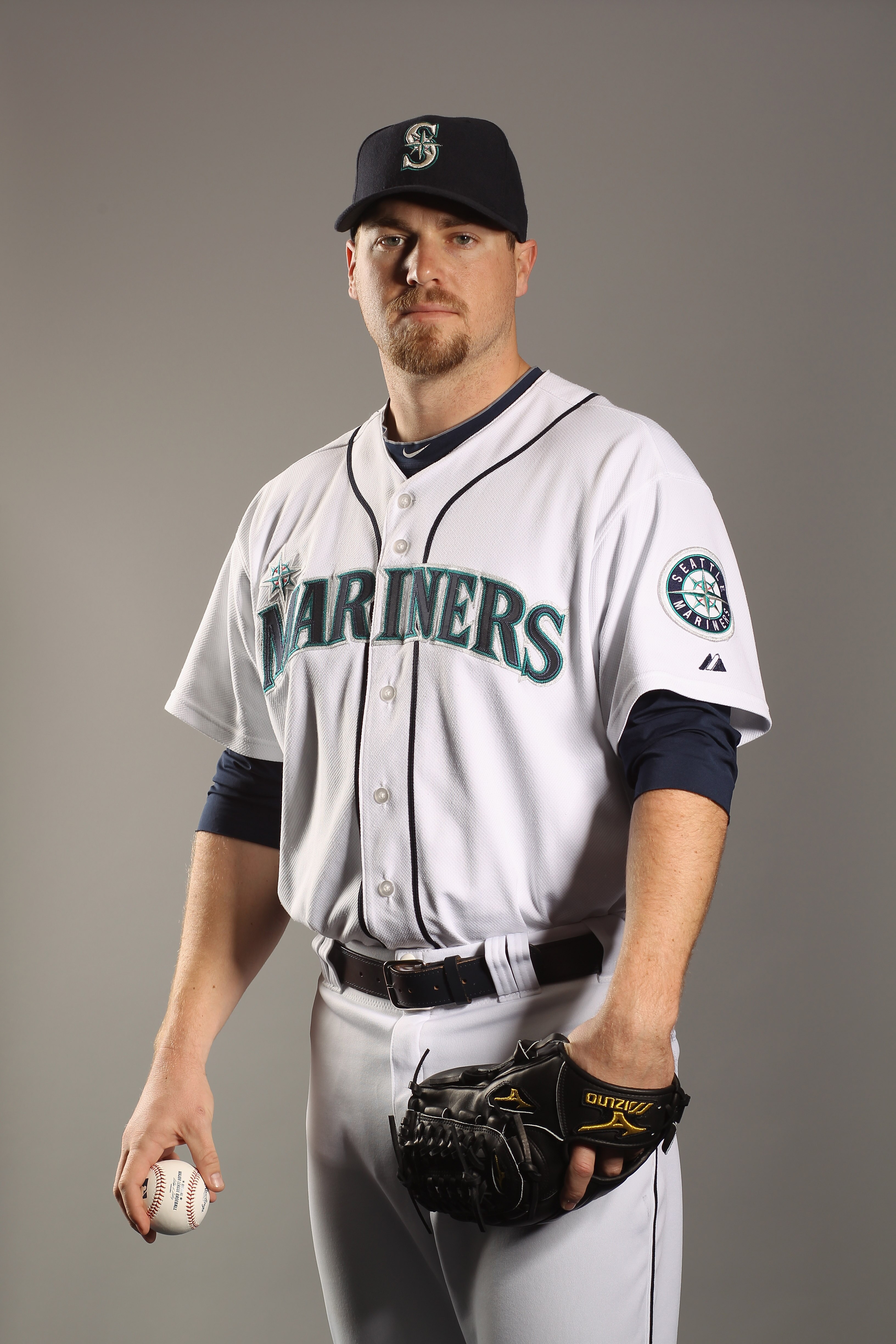 PEORIA, AZ - FEBRUARY 20:  Shawn Kelley #23 of the Seattle Mariners poses for a portrait at the Peoria Sports Complex on February 20, 2011 in Peoria, Arizona.  (Photo by Ezra Shaw/Getty Images)