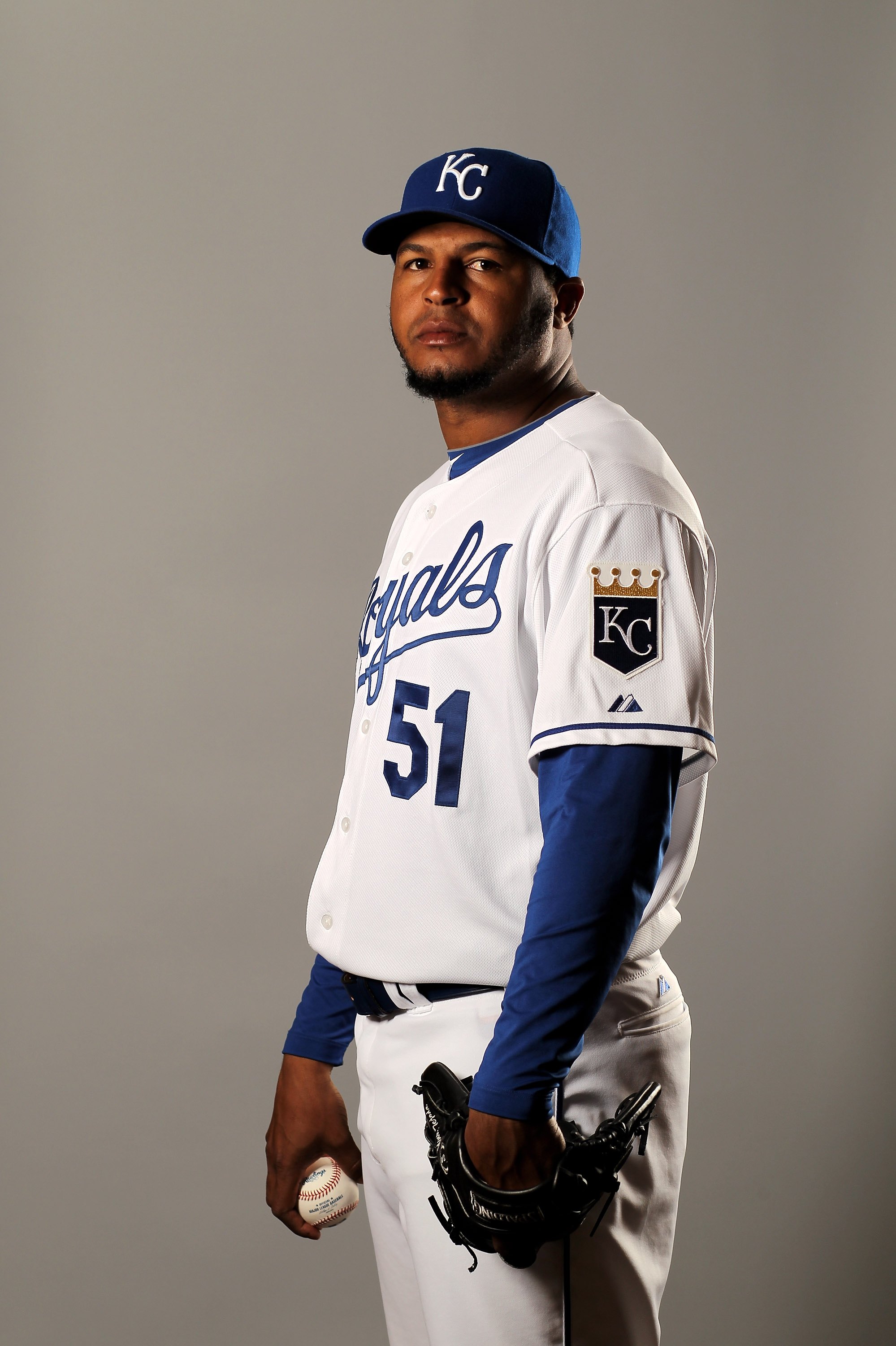 SURPRISE, AZ - FEBRUARY 26:  Robinson Tejeda of the Kansas City Royals poses during photo media day at the Royals spring training complex on February 26, 2010 in Surprise, Arizona.  (Photo by Ezra Shaw/Getty Images)