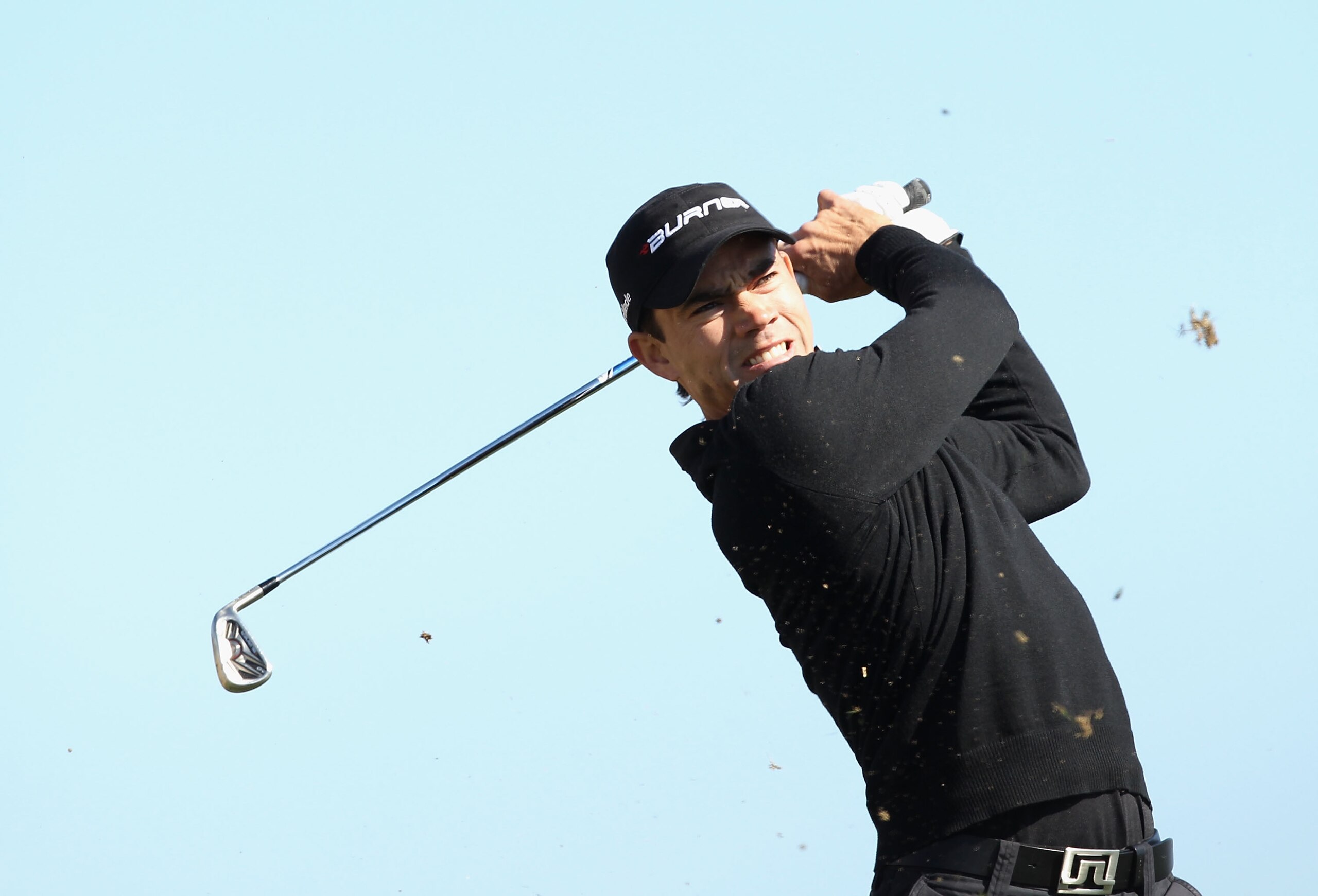 SCOTTSDALE, AZ - FEBRUARY 03:  Camilo Villegas of Columbia hits a tee shot during the first round of the Waste Management Phoenix Open at TPC Scottsdale on February 3, 2011 in Scottsdale, Arizona.  (Photo by Christian Petersen/Getty Images)
