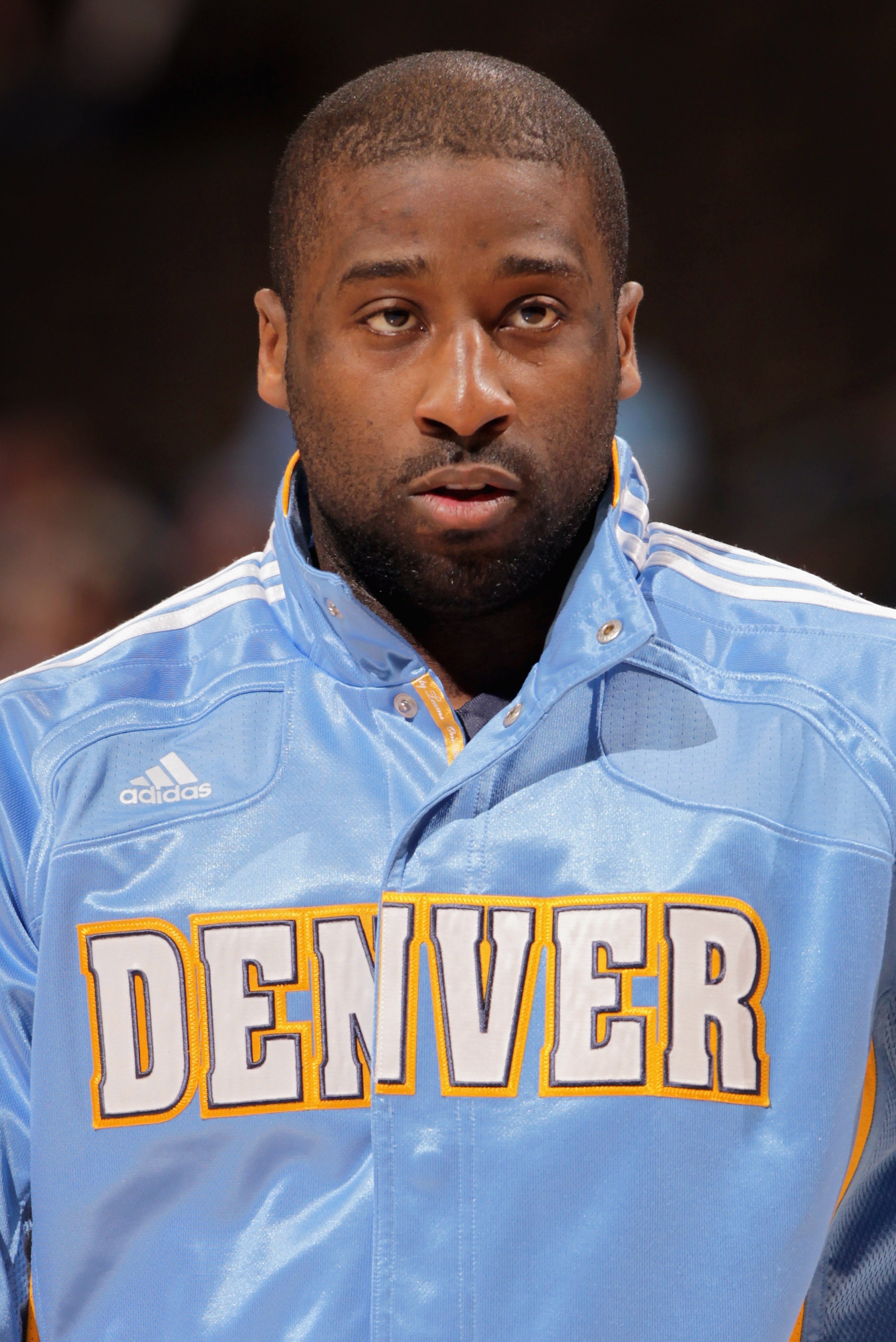 DENVER, CO - FEBRUARY 28:  Raymond Felton #20 of the Denver Nuggets warms up prior to facing the Atlanta Hawks during NBA action at the Pepsi Center on February 28, 2011 in Denver, Colorado. The Nuggets deafeated the Hawks 100-90. NOTE TO USER: User expre
