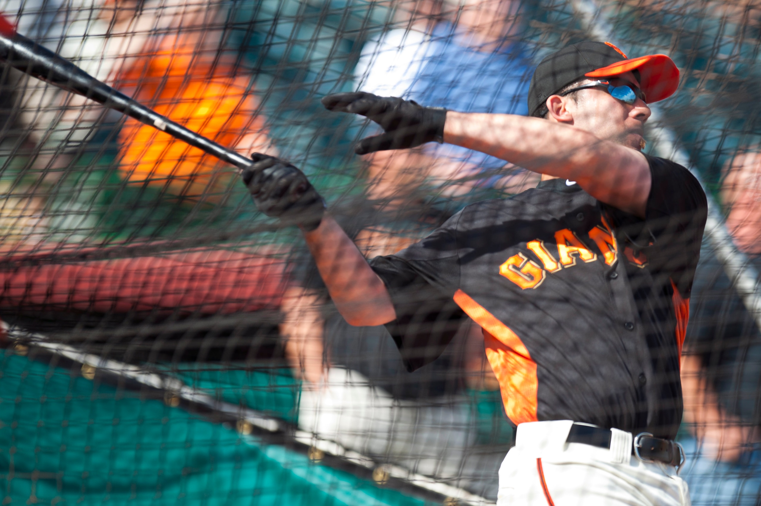 SCOTTSDALE, AZ - FEBRUARY 25: Travis Ishikawa #35 of the San Francisco Giants takes batting practice before a spring training game against the Arizona Diamondbacks at Scottsdale Stadium on February 25, 2011 in Scottsdale, Arizona. (Photo by Rob Tringali/G SCOTTSDALE, AZ - FEBRUARY 25: Travis Ishikawa #35 of the San Francisco Giants takes batting practice before a spring training game against the Arizona Diamondbacks at Scottsdale Stadium on February 25, 2011 in Scottsdale, Arizona. (Photo by Rob Tringali/G