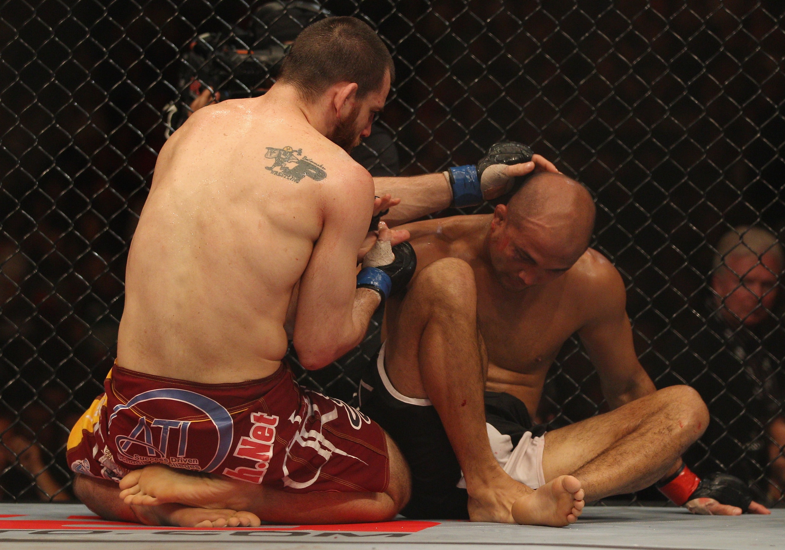 SYDNEY, AUSTRALIA - FEBRUARY 27: Jon Fitch of the USA and BJ Penn of the USA shakes hands at the end of the fight during their welterweight bout part of UFC 127 at Acer Arena on February 27, 2011 in Sydney, Australia. (Photo by Mark Kolbe/Getty Images) SYDNEY, AUSTRALIA - FEBRUARY 27: Jon Fitch of the USA and BJ Penn of the USA shakes hands at the end of the fight during their welterweight bout part of UFC 127 at Acer Arena on February 27, 2011 in Sydney, Australia. (Photo by Mark Kolbe/Getty Images)