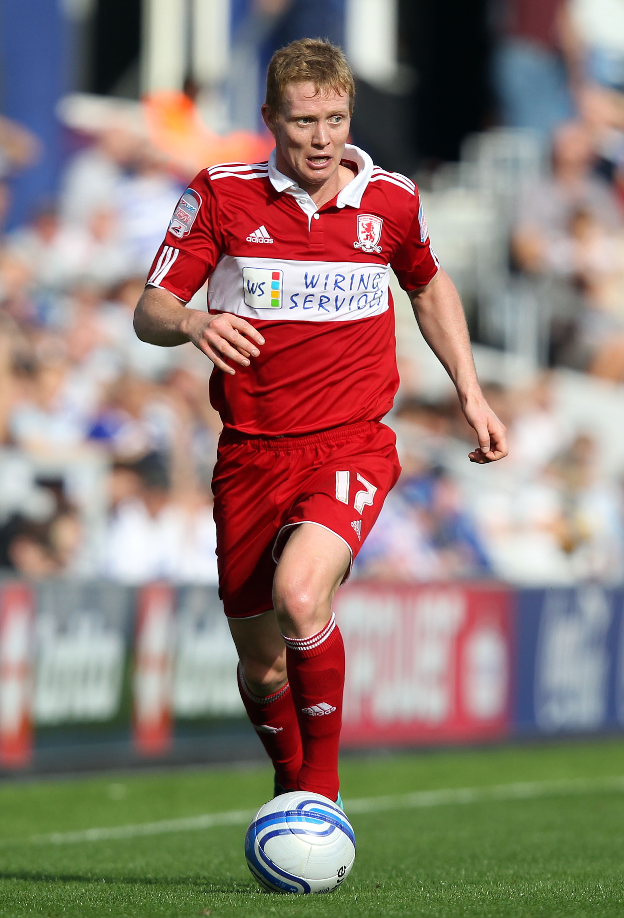 LONDON, ENGLAND - SEPTEMBER 11:  Barry Robson of Middlesbrough in action during the npower Championship match between Queens Park Rangers and Middlesbrough at Loftus Road on September 11, 2010 in London, England.  (Photo by Jan Kruger/Getty Images)