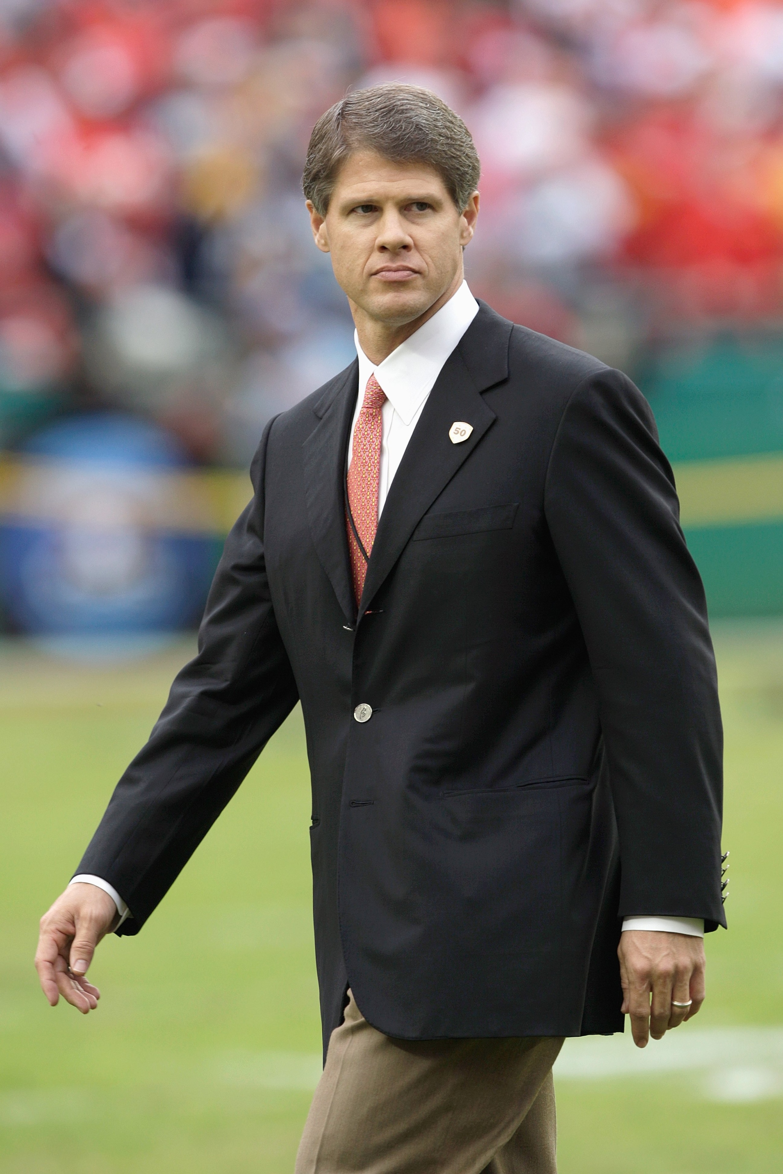 KANSAS CITY, MO - OCTOBER 25:  Board Chairman Clark Hunt of the Kansas City Chiefs walks on the field before the game against the San Diego Chargers on October 25, 2009 at Arrowhead Stadium in Kansas City, Missouri. (Photo by Jamie Squire/Getty Images)