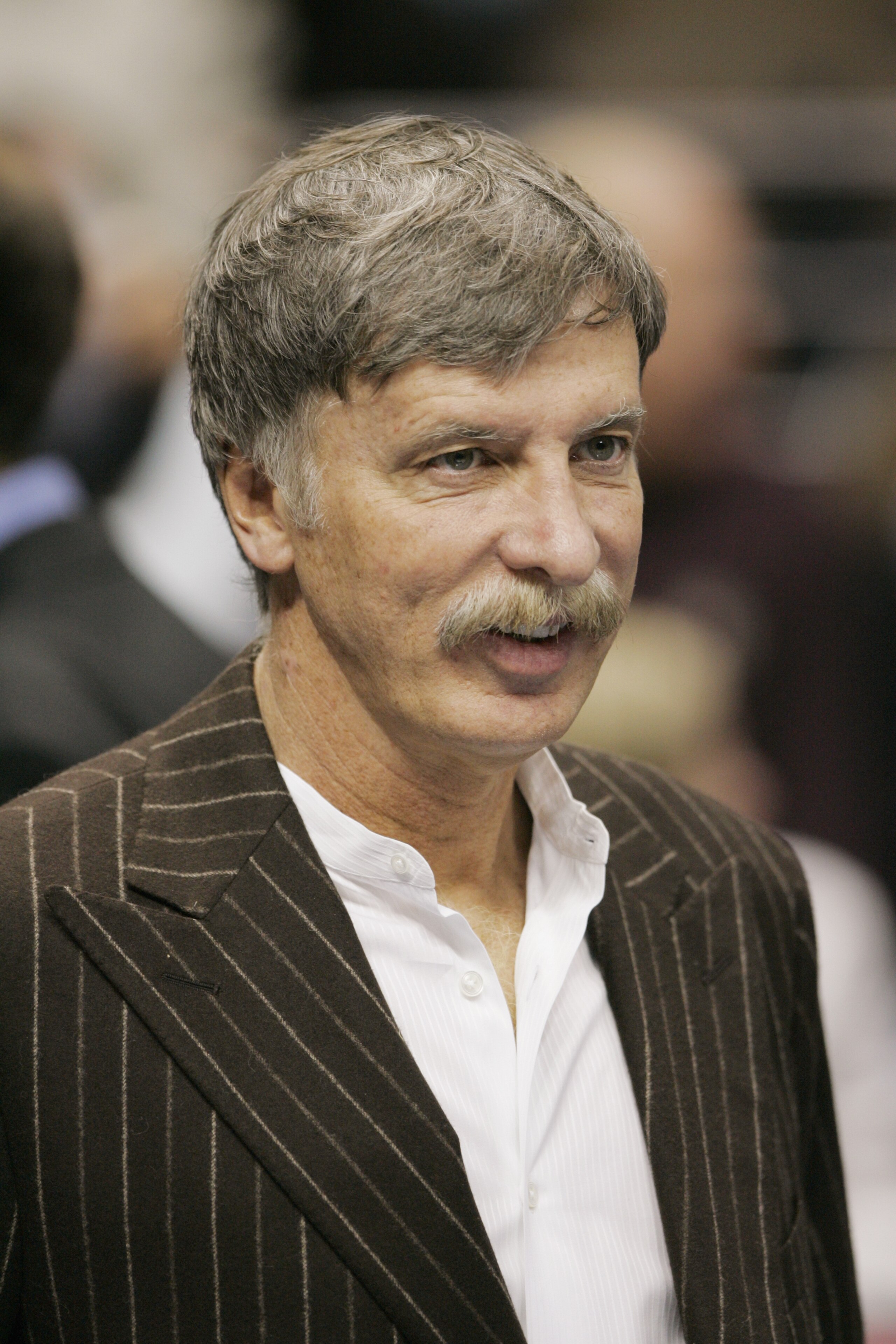 DENVER - NOVEMBER 4:  Denver Nuggets owner Stanley Kroenke is seen at the game against the Minnesota Timberwolves at the Pepsi Center on November 4, 2004 in Denver, Colorado.  The Nuggets won 94-92 in overtime.  NOTE TO USER: User expressly acknowledges a