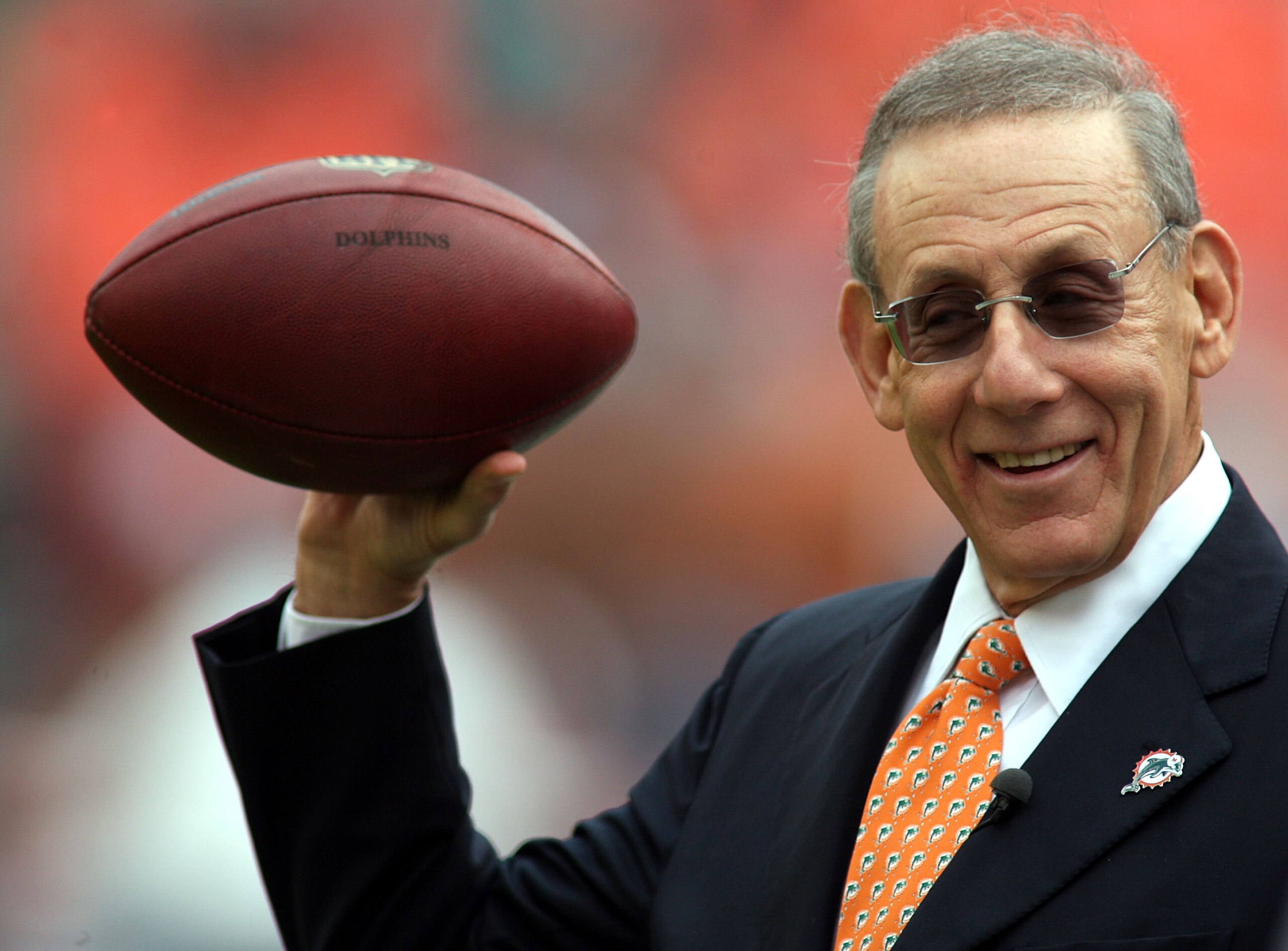 MIAMI - DECEMBER 19:  Stephen Ross owner of the Miami Dolphins poses for a photo before his team plays against the Buffalo Bills at Sun Life Stadium on December 19, 2010 in Miami, Florida. The Bills defeated the Dolphins 17-14.  (Photo by Marc Serota/Gett