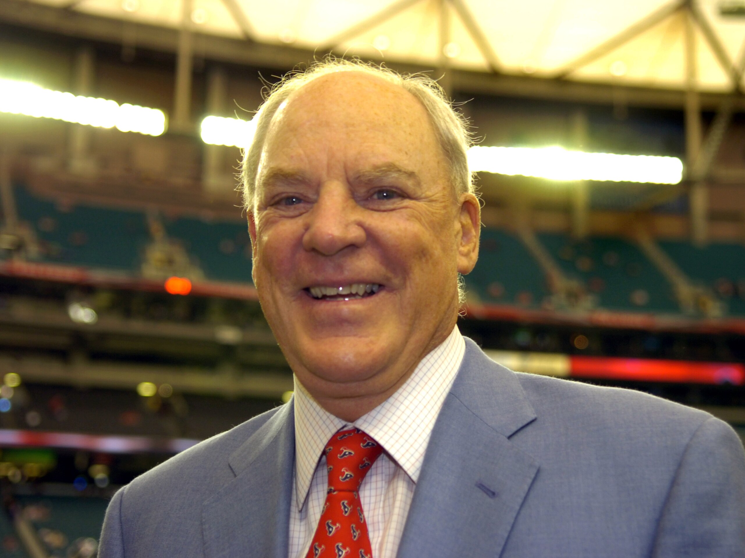 ATLANTA, GA - SEPTEMBER 30: Owner Robert McNair of the Houston Texans watches warm ups against the Atlanta Falcons at the Georgia Dome on September 30, 2007 in Atlanta, Georgia.  The Falcons won 26 - 16. (Photo by Al Messerschmidt/Getty Images)