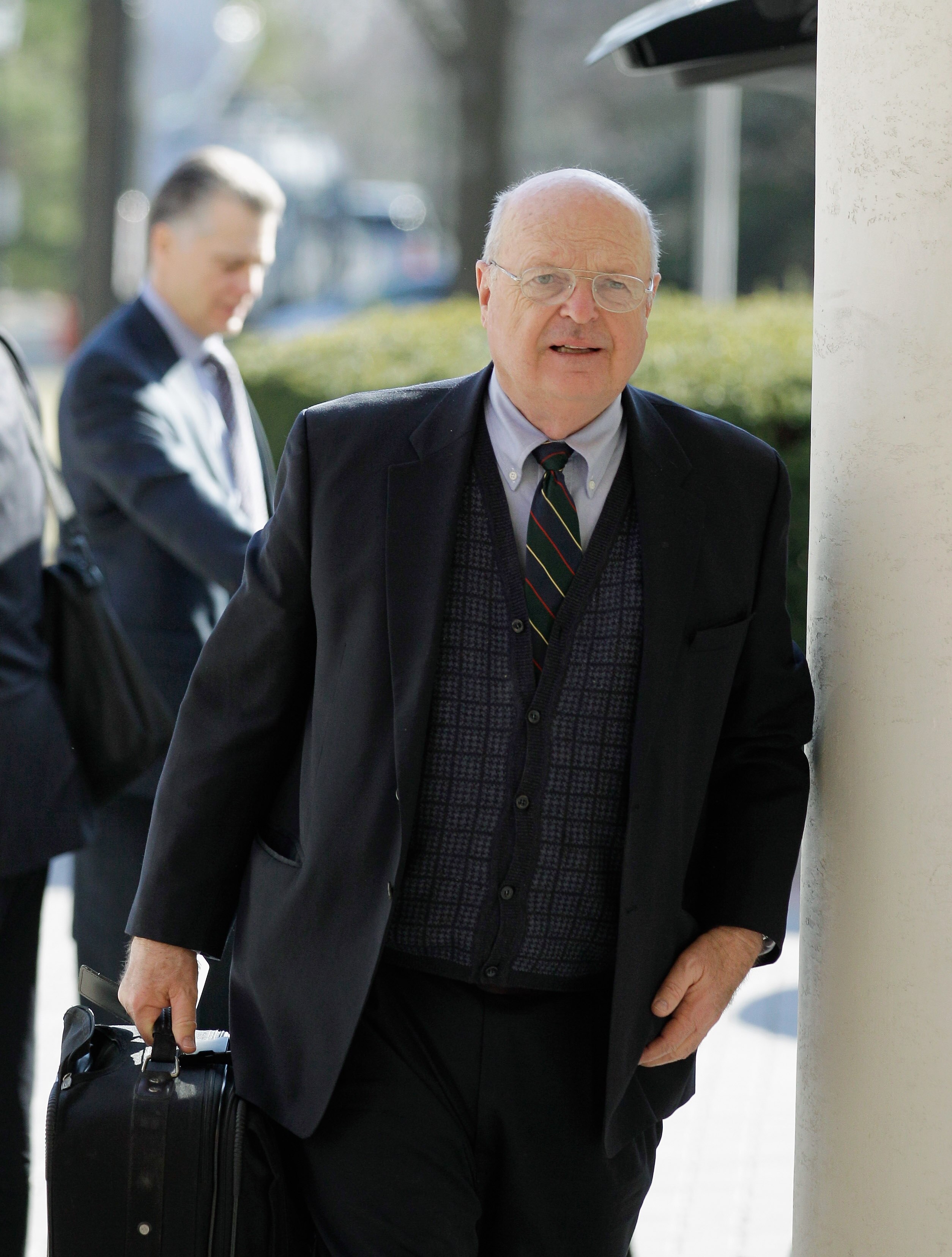CHANTILLY, VA - MARCH 02:  Cincinnati Bengals owner Mike Brown arrives at a hotel fora  meeting with NFL owners on March 2, 2011 in Chantilly, Virginia. The NFL owners are meeting in Chantilly to discuss negotiations with the players union about a collect