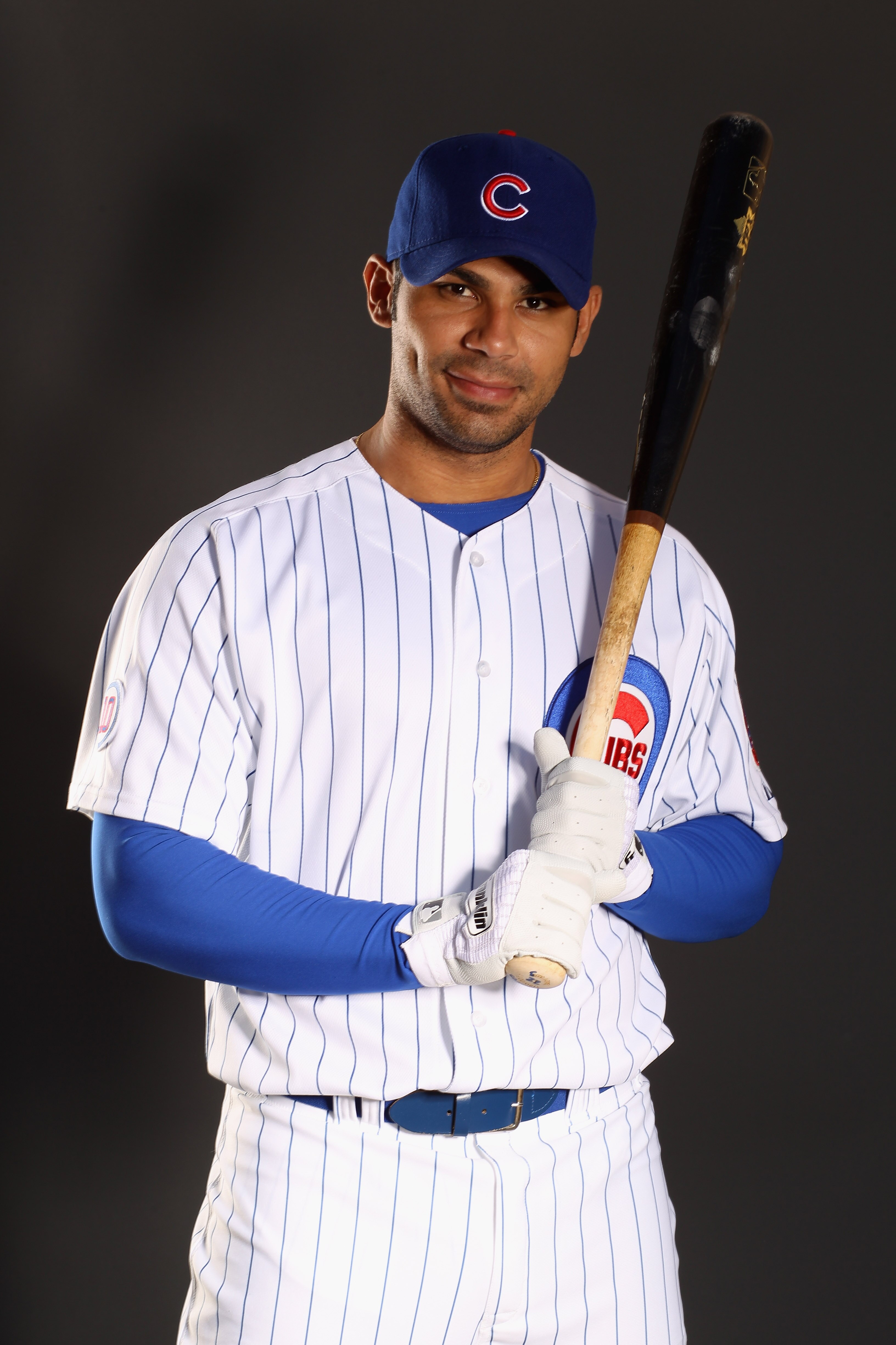 MESA, AZ - FEBRUARY 22:  Carlos Pena of the Chicago Cubs poses for a portrait during media photo day at Finch Park on February 22, 2011 in Mesa, Arizona.  (Photo by Ezra Shaw/Getty Images)