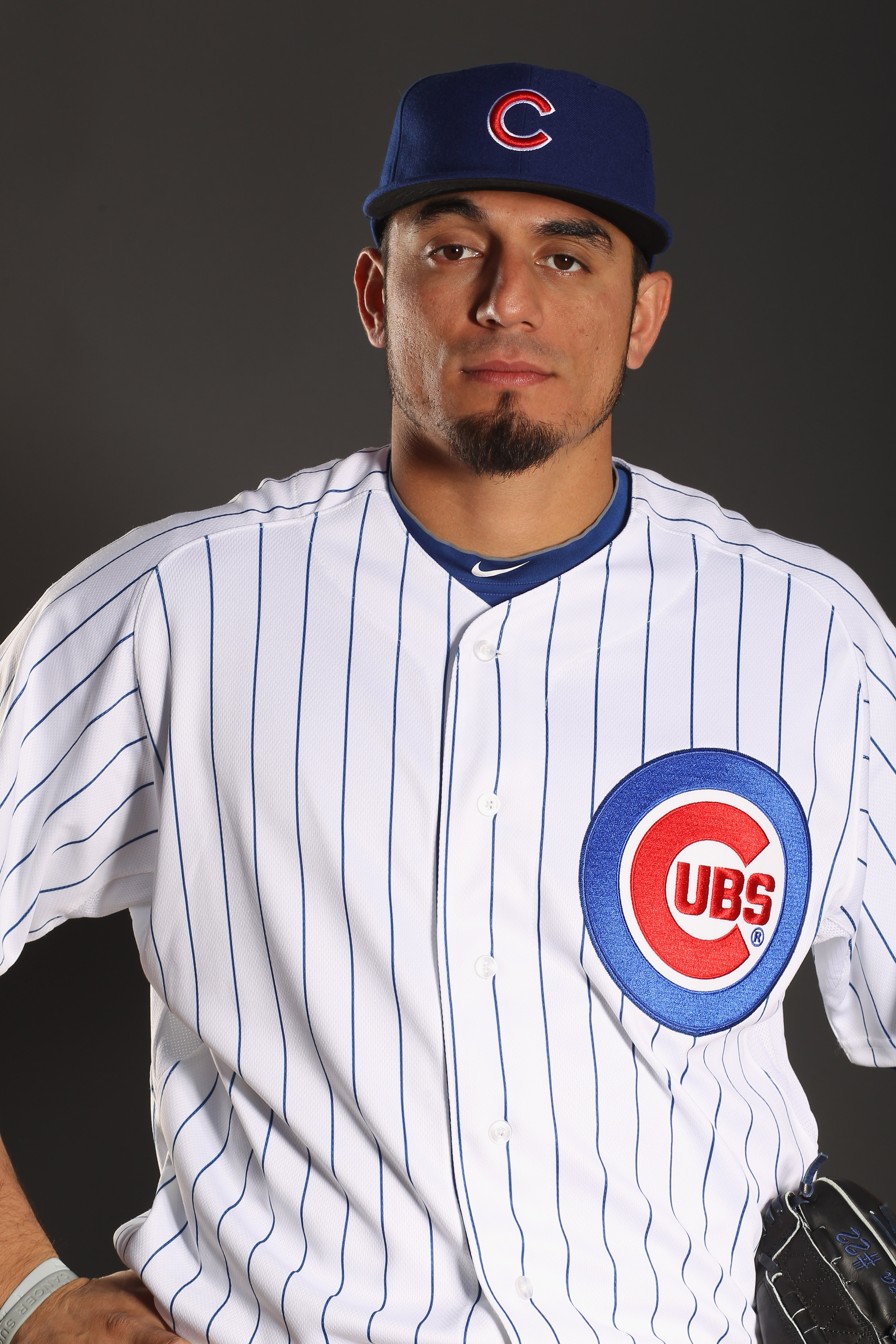 MESA, AZ - FEBRUARY 22:  Matt Garza #17 of the Chicago Cubs poses for a portrait during media photo day at Finch Park on February 22, 2011 in Mesa, Arizona.  (Photo by Ezra Shaw/Getty Images)