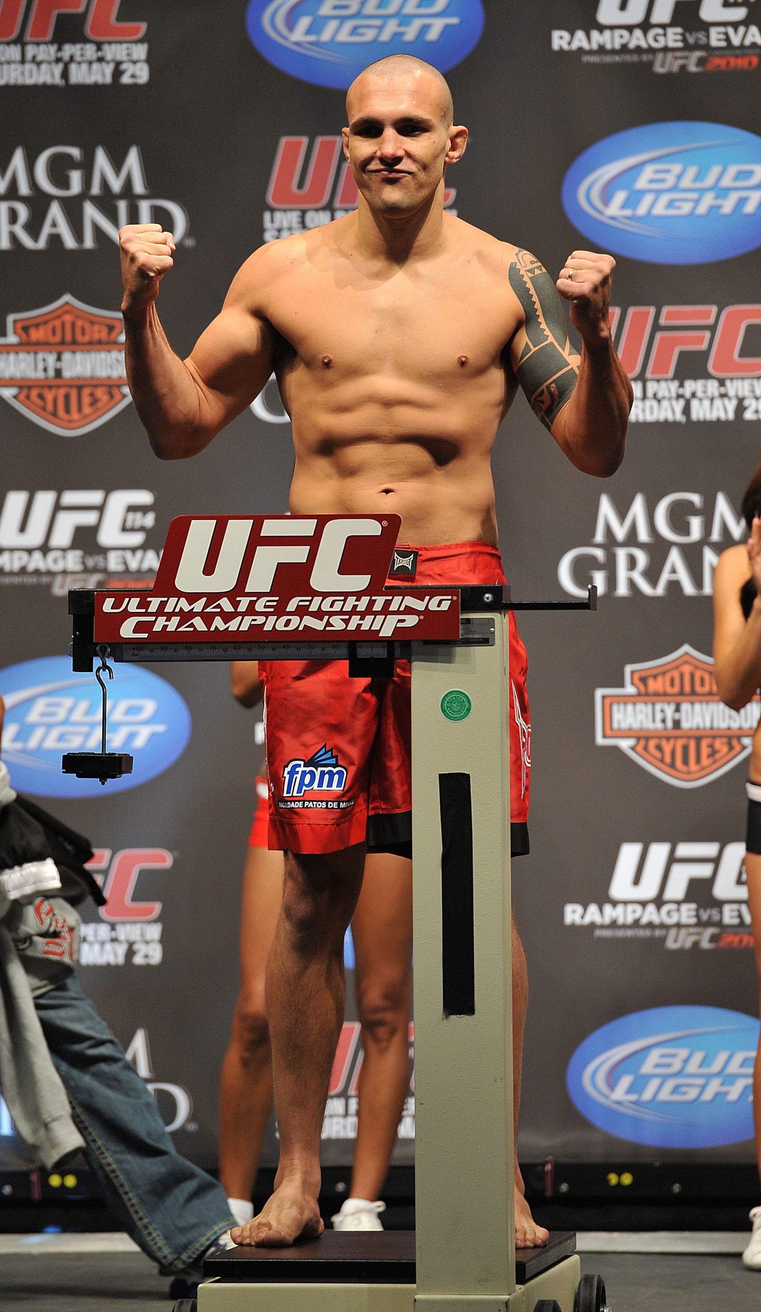 LAS VEGAS - MAY 28:  UFC fighter Luiz Cane  weighs in for his fight against UFC fighter Cyrille Diabate at UFC 114: Rampage versus Rashad at the Mandalay Bay Hotel on May 28, 2010 in Las Vegas, Nevada.  (Photo by Jon Kopaloff/Getty Images)