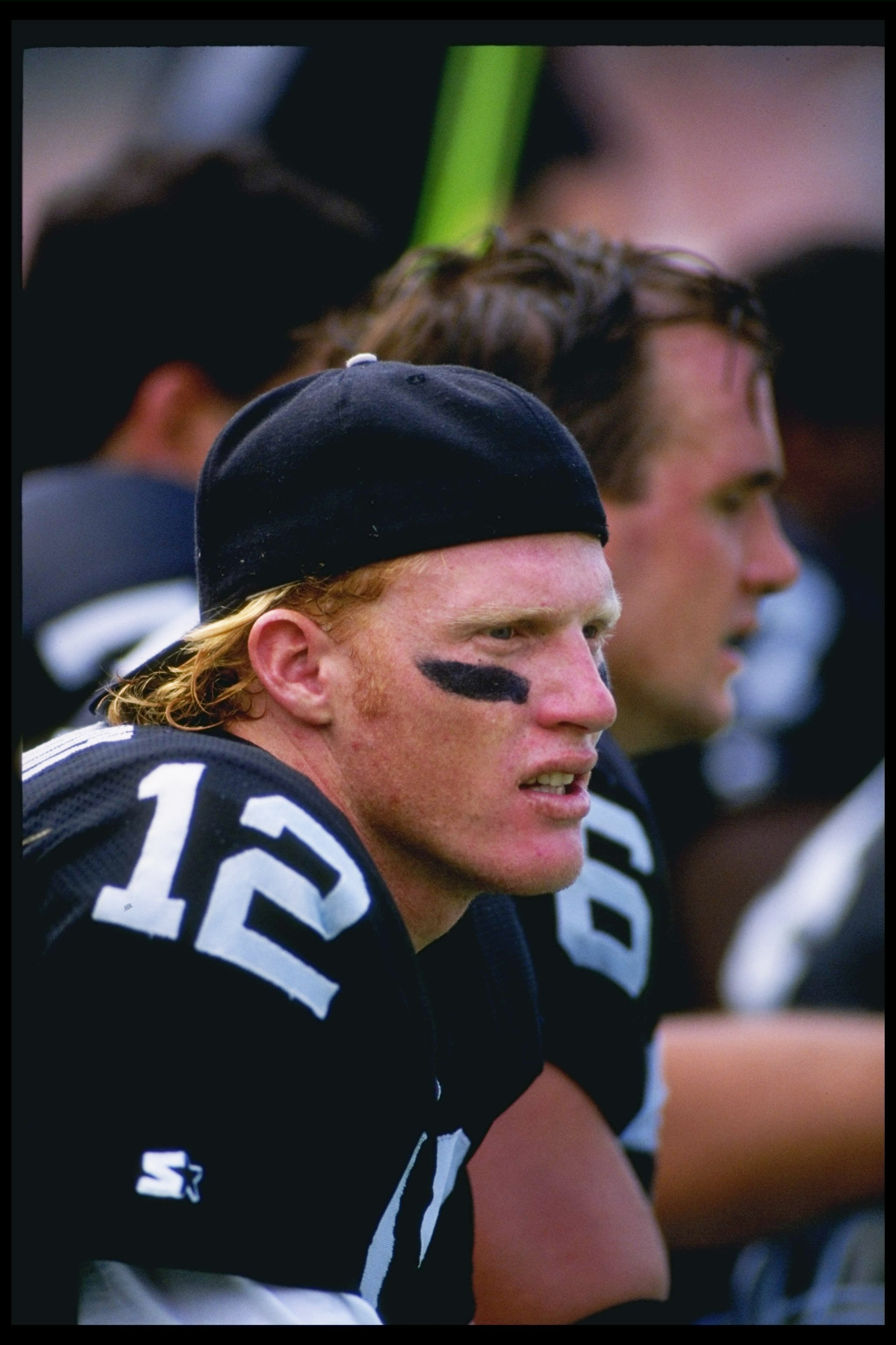 4 Oct 1992: Quarterback Todd Marinovich of the Los Angeles Raiders looks on during a game against the New York Giants at the Los Angeles Memorial Stadium in os Angeles, California. The Cowboys won the game, 13-10Mandatory Credit: Ken Levine /Allsport 4 Oct 1992: Quarterback Todd Marinovich of the Los Angeles Raiders looks on during a game against the New York Giants at the Los Angeles Memorial Stadium in os Angeles, California. The Cowboys won the game, 13-10Mandatory Credit: Ken Levine /Allsport