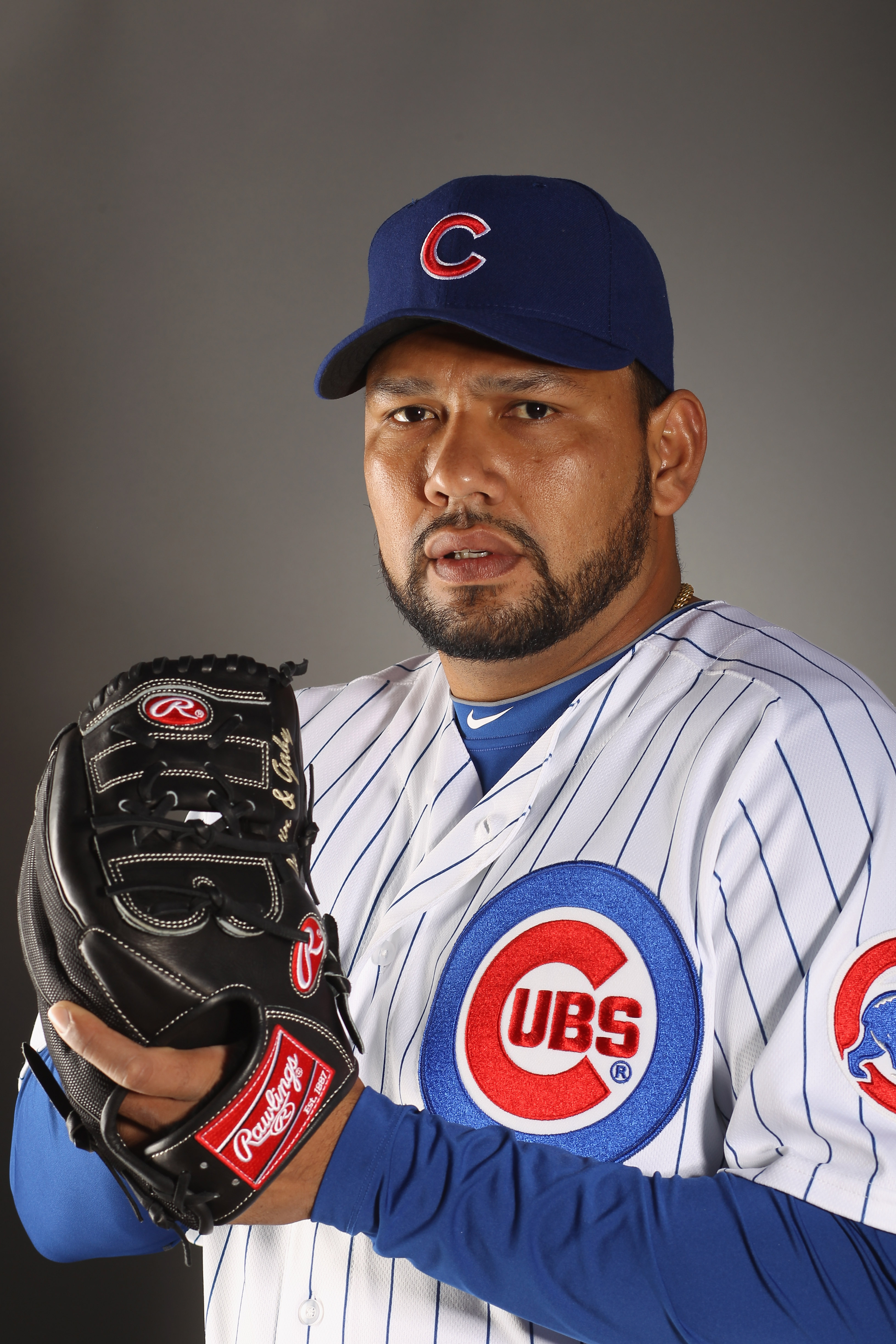 MESA, AZ - FEBRUARY 22:  Carlos Silva #52 of the Chicago Cubs poses for a portrait during media photo day at Finch Park on February 22, 2011 in Mesa, Arizona.  (Photo by Ezra Shaw/Getty Images)
