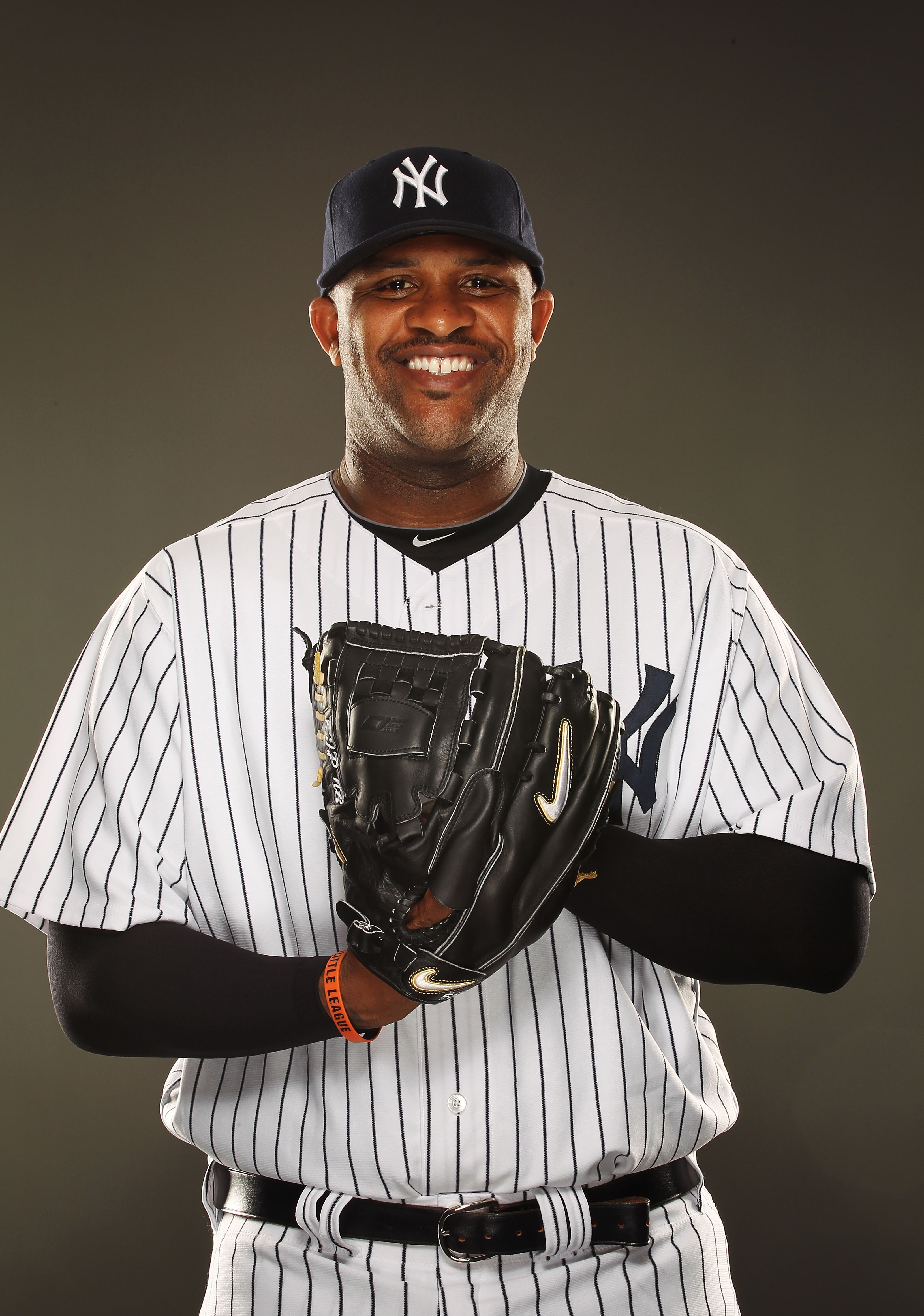TAMPA, FL - FEBRUARY 23:  CC Sabathia #52 of the New York Yankees poses for a portrait on Photo Day at George M. Steinbrenner Field on February 23, 2011 in Tampa, Florida.  (Photo by Al Bello/Getty Images)