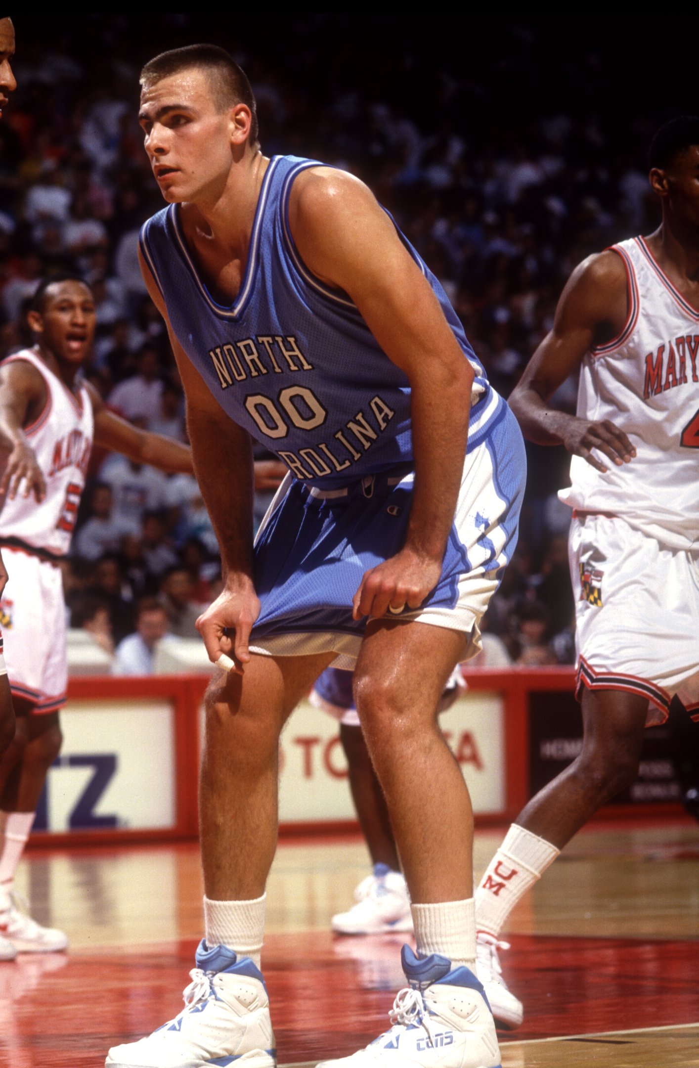 University of North Carolina center Eric Montross. Mandatory Credit: Doug Pensinger/ALLSPORT