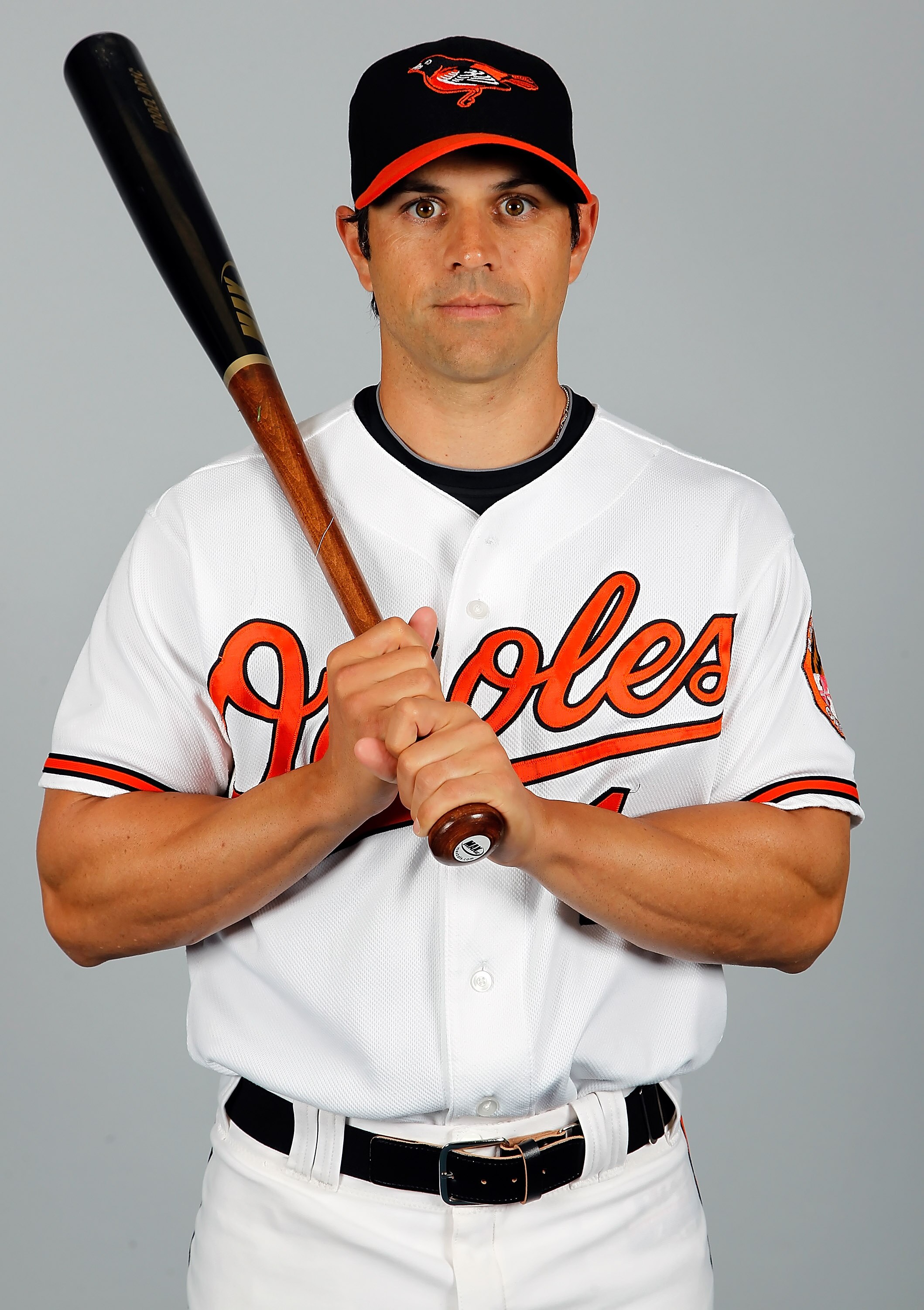 SARASOTA, FL - FEBRUARY 26:  Infielder Brian Roberts #1 of the Baltimore Orioles poses for a photo during photo day at Ed Smith Stadium on February 26, 2011 in Sarasota, Florida.  (Photo by J. Meric/Getty Images)
