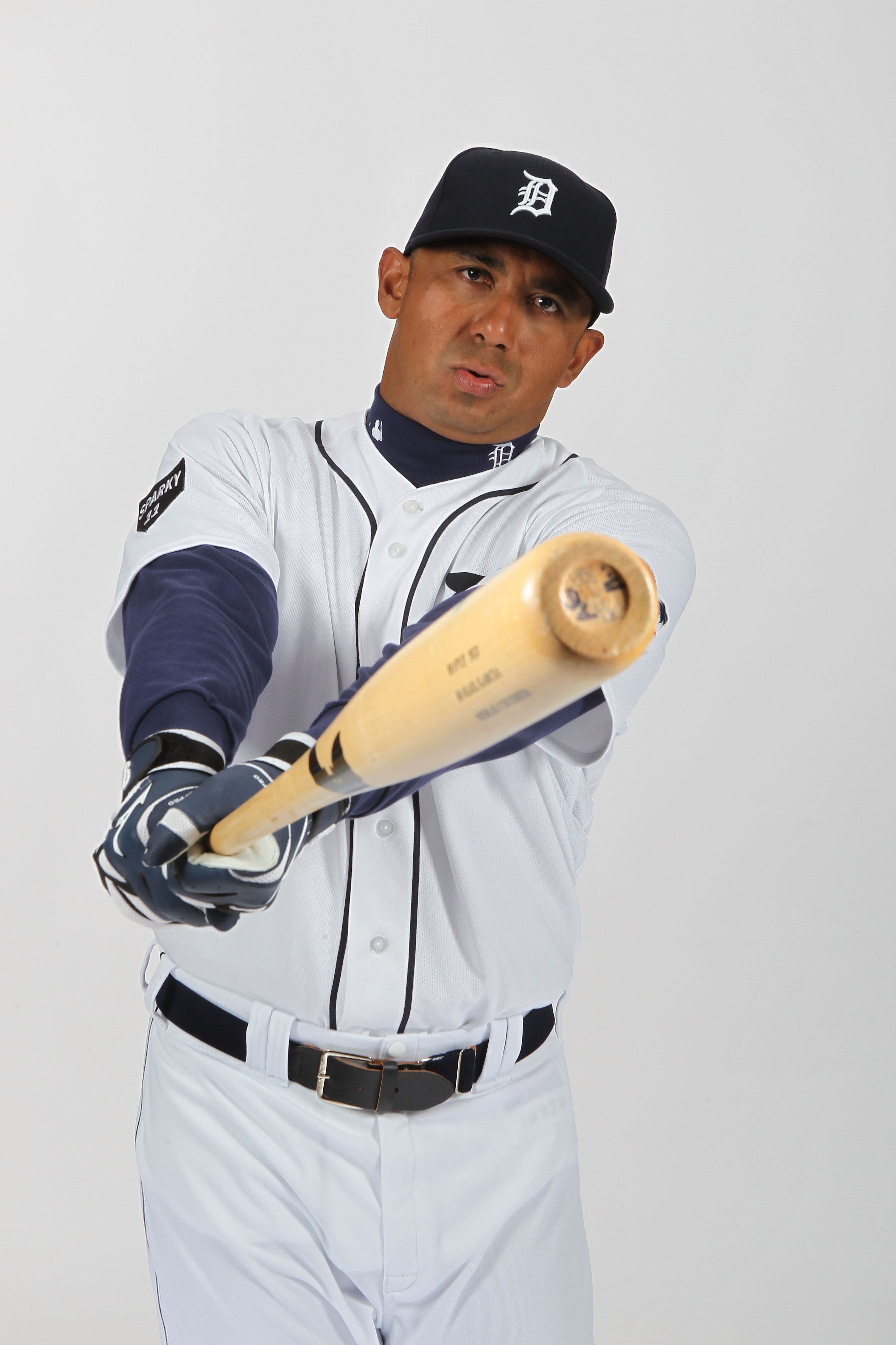 LAKELAND, FL - FEBRUARY 21:  Carlos Guillen #9 of the Detroit Tigers poses for a portrait during Photo Day on February 21, 2011 at Joker Marchant Stadium in Lakeland, Florida.  (Photo by Nick Laham/Getty Images)