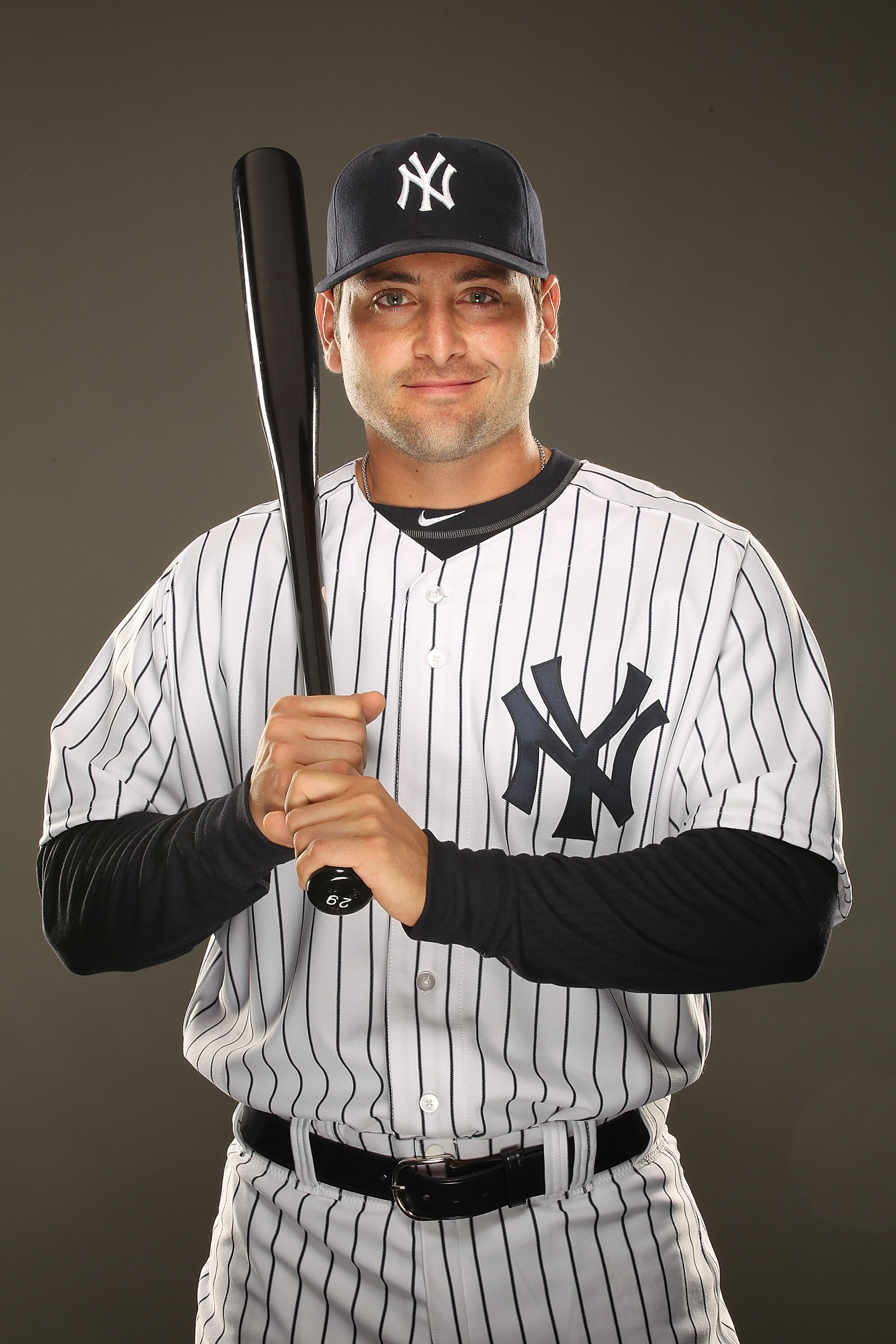 TAMPA, FL - FEBRUARY 23:  Francisco Cervelli #17 of the New York Yankees poses for a portrait on Photo Day at George M. Steinbrenner Field on February 23, 2011 in Tampa, Florida.  (Photo by Al Bello/Getty Images)