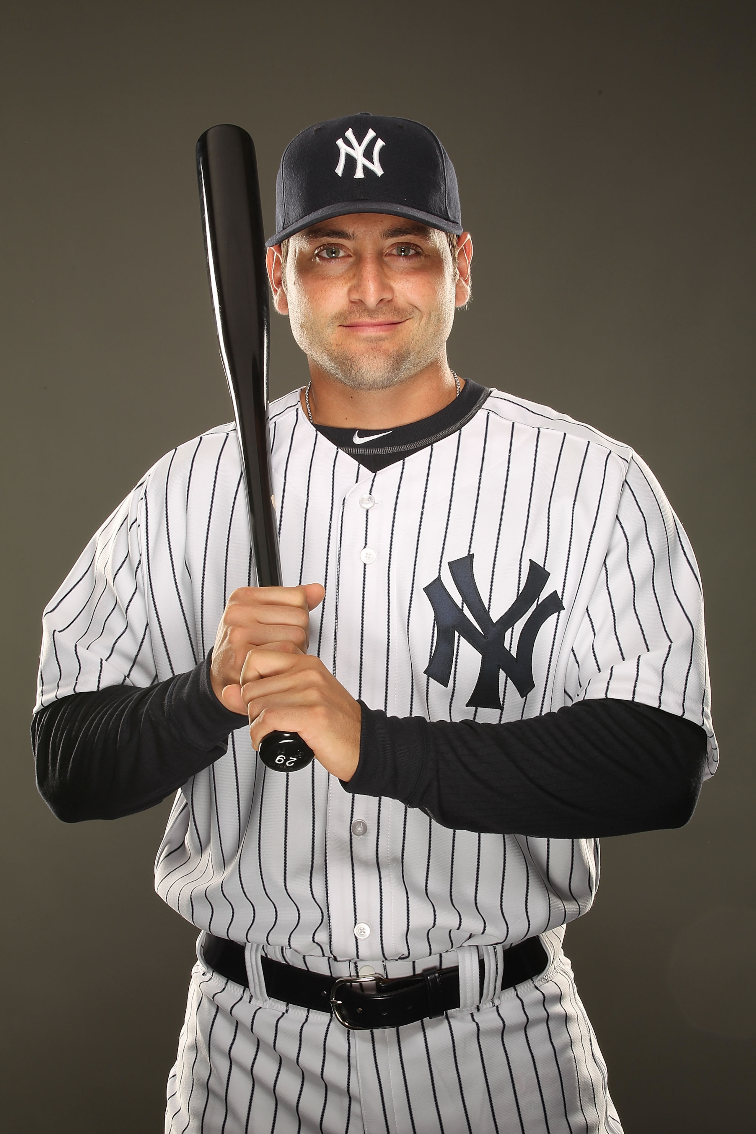 TAMPA, FL - FEBRUARY 23:  Francisco Cervelli #17 of the New York Yankees poses for a portrait on Photo Day at George M. Steinbrenner Field on February 23, 2011 in Tampa, Florida.  (Photo by Al Bello/Getty Images)