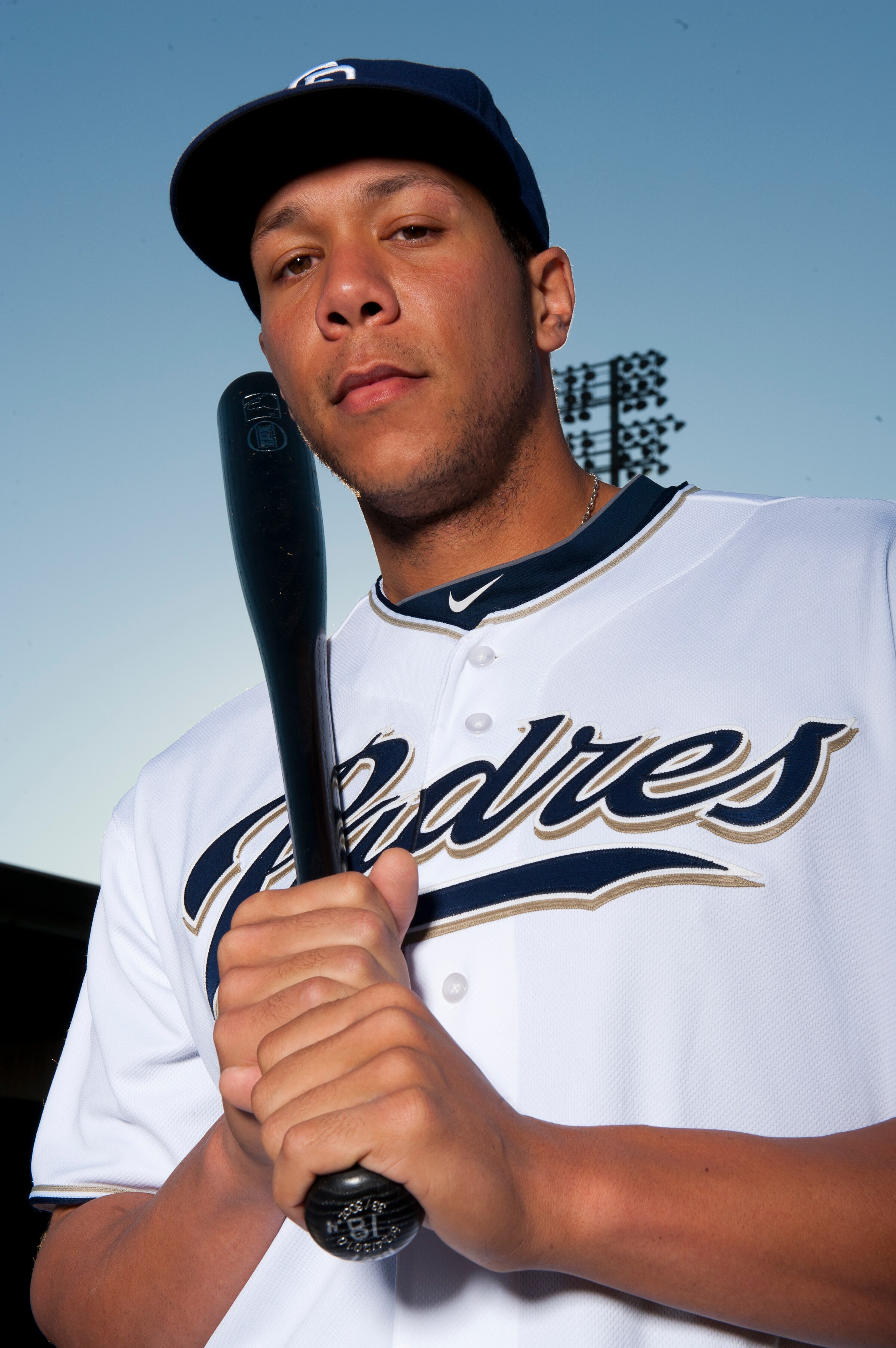 PEORIA, AZ - FEBRUARY 23: Kyle Blanks #88 of the San Diego Padres poses during their photo day at the Padres Spring Training Complex on February 23, 2011 in Peoria, Arizona. (Photo by Rob Tringali/Getty Images)