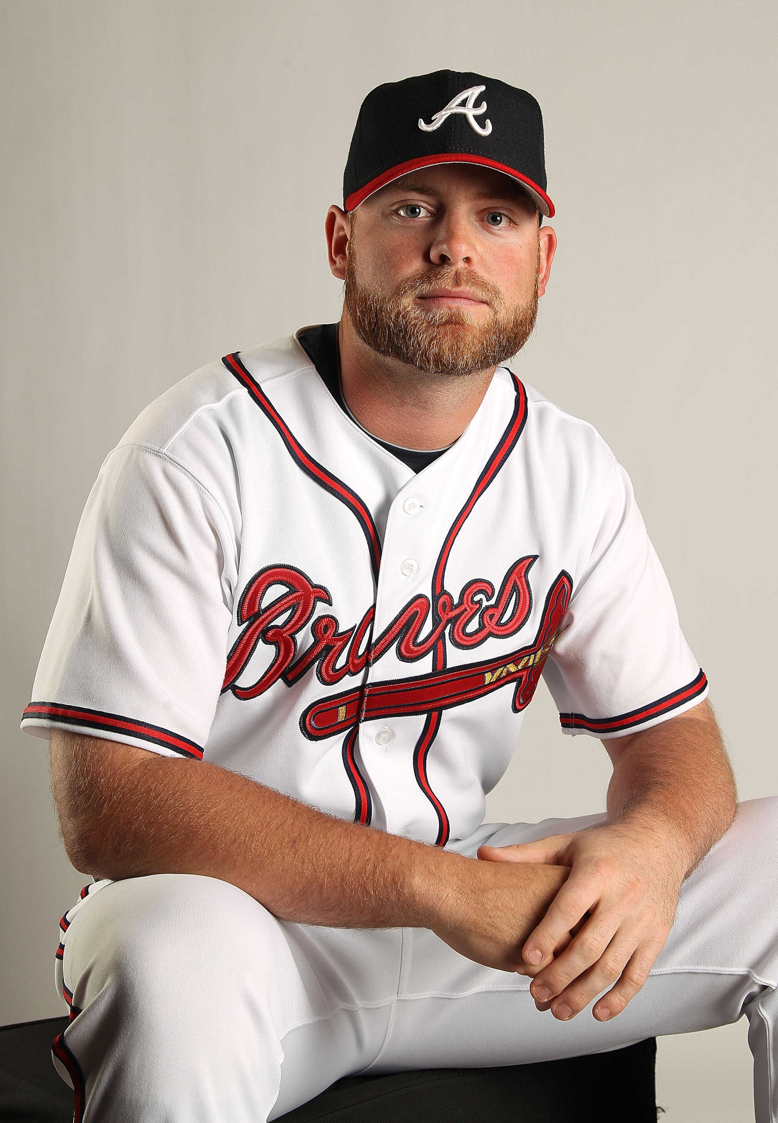 LAKE BUENA VISTA, FL - FEBRUARY 21: Brian McCann #16 of the Atlanta Braves during Photo Day at Champion Stadium at ESPN Wide World of Sports of Complex on February 21, 2011 in Lake Buena Vista, Florida. (Photo by Mike Ehrmann/Getty Images) LAKE BUENA VISTA, FL - FEBRUARY 21: Brian McCann #16 of the Atlanta Braves during Photo Day at Champion Stadium at ESPN Wide World of Sports of Complex on February 21, 2011 in Lake Buena Vista, Florida. (Photo by Mike Ehrmann/Getty Images)