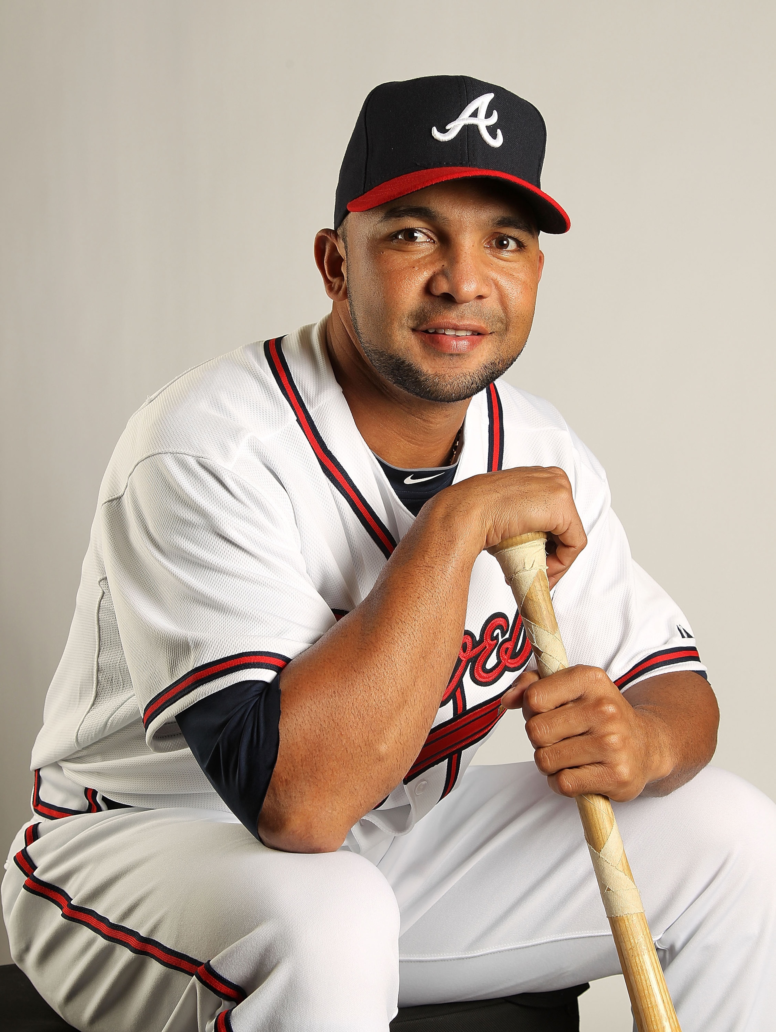 LAKE BUENA VISTA, FL - FEBRUARY 21: Alex Gonzalez # 2 of the Atlanta Braves during Photo Day at Champion Stadium at ESPN Wide World of Sports of Complex on February 21, 2011 in Lake Buena Vista, Florida. (Photo by Mike Ehrmann/Getty Images) LAKE BUENA VISTA, FL - FEBRUARY 21: Alex Gonzalez # 2 of the Atlanta Braves during Photo Day at Champion Stadium at ESPN Wide World of Sports of Complex on February 21, 2011 in Lake Buena Vista, Florida. (Photo by Mike Ehrmann/Getty Images)