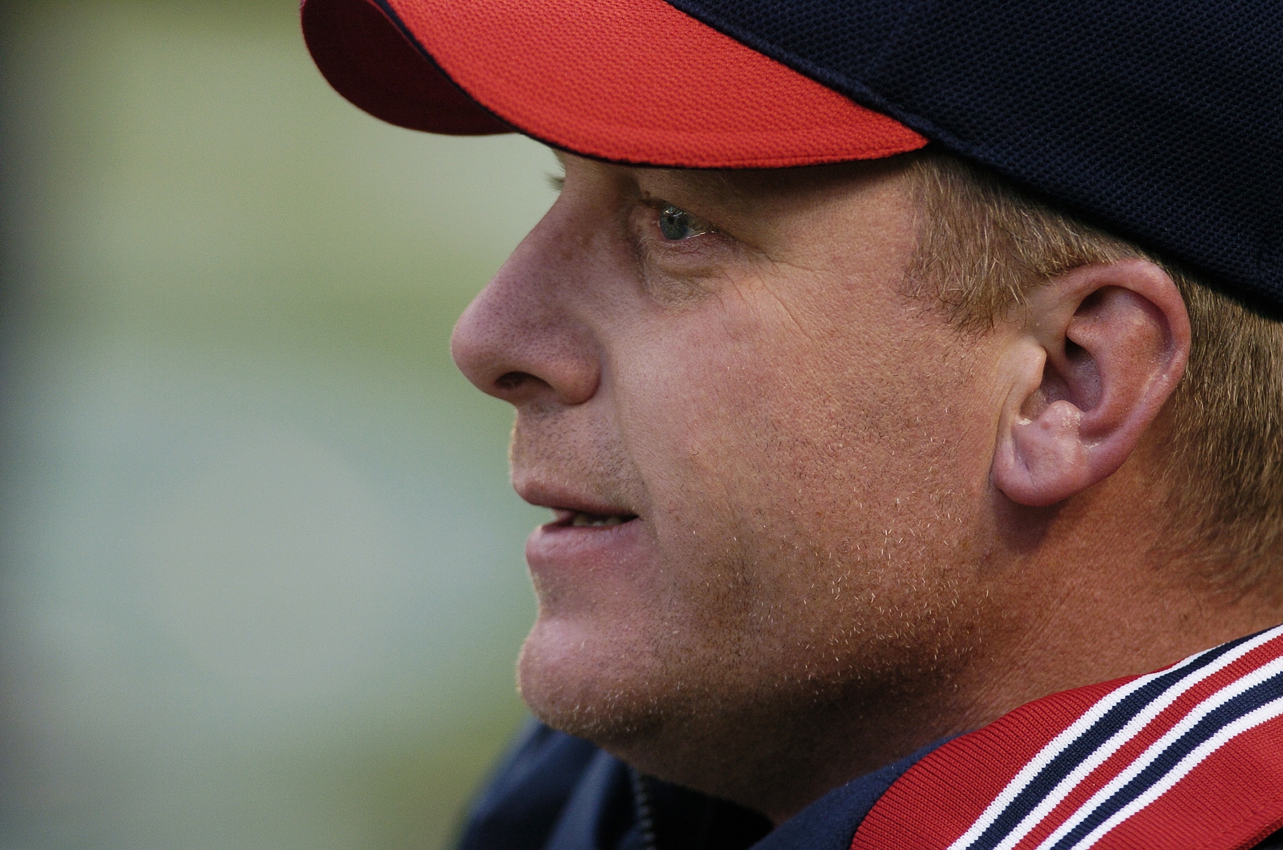 BALTIMORE, MD - APRIL 4:  Pitcher Curt Schilling #18 of the Boston Red Sox during the game against the Baltimore Orioles on April 4, 2004 at Camden Yards in Baltimore, Maryland.  The Orioles won 7-2. (Photo by Greg Fiume/Getty Images)