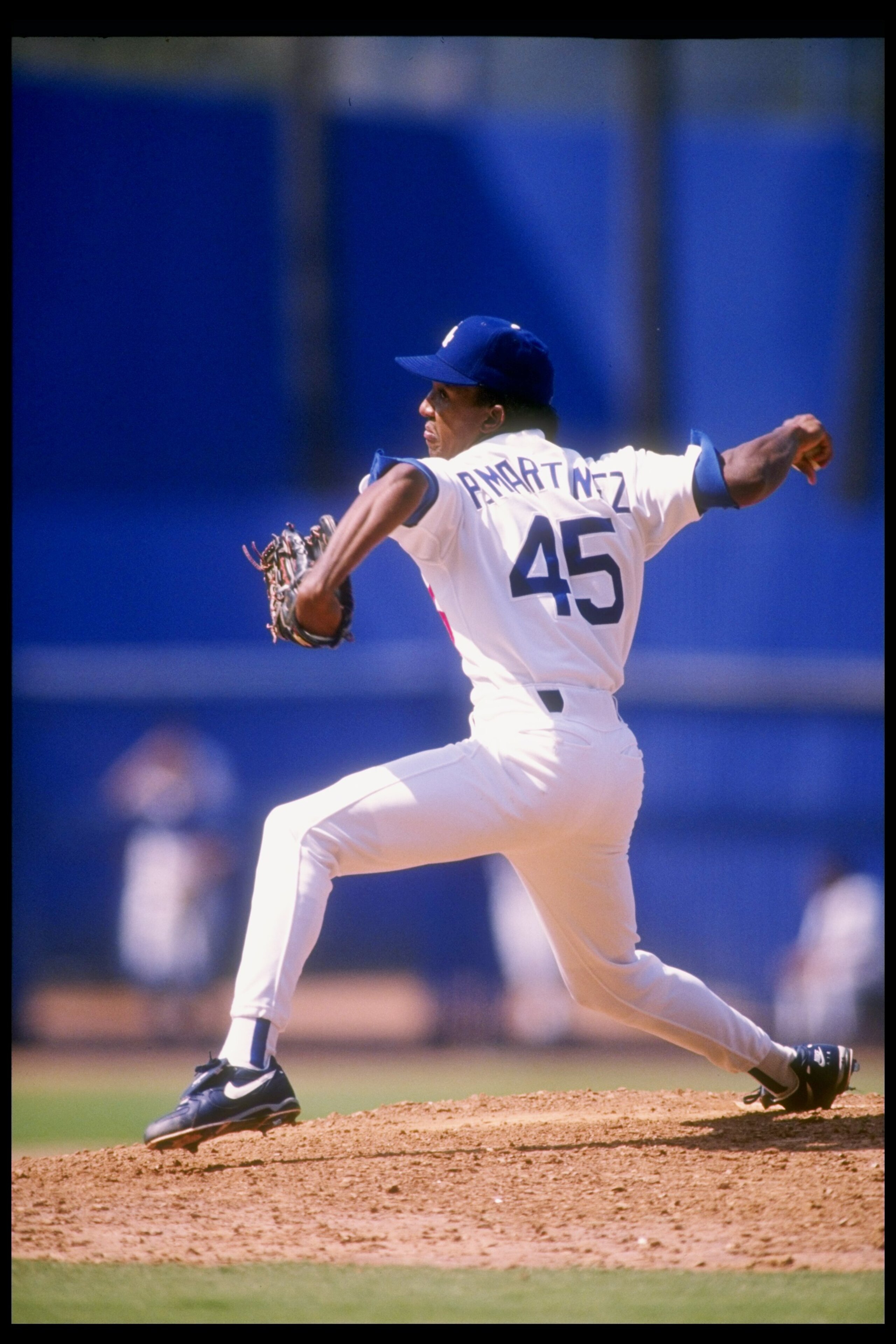 15 Aug 1993: Pitcher Pedro Martinez of the Los Angeles Dodgers throws the ball during a game against the San Diego Padres at Dodger Stadium in Los Angeles, California. Mandatory Credit: Stephen Dunn /Allsport 15 Aug 1993: Pitcher Pedro Martinez of the Los Angeles Dodgers throws the ball during a game against the San Diego Padres at Dodger Stadium in Los Angeles, California. Mandatory Credit: Stephen Dunn /Allsport