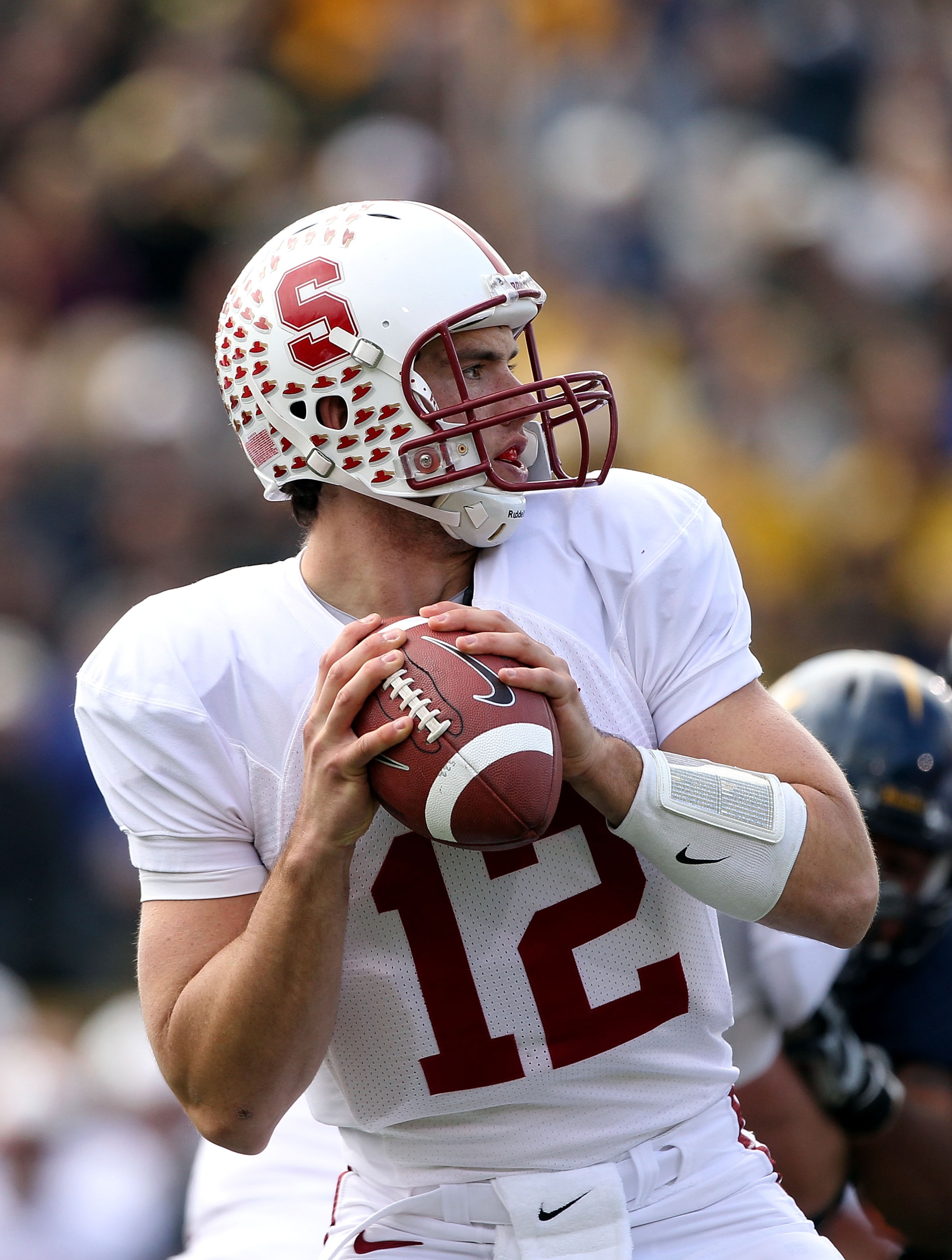 BERKELEY, CA - NOVEMBER 20: Andrew Luck #12 of the Stanford Cardinal throws the ball during their game against the California Golden Bears at California Memorial Stadium on November 20, 2010 in Berkeley, California. (Photo by Ezra Shaw/Getty Images) BERKELEY, CA - NOVEMBER 20: Andrew Luck #12 of the Stanford Cardinal throws the ball during their game against the California Golden Bears at California Memorial Stadium on November 20, 2010 in Berkeley, California. (Photo by Ezra Shaw/Getty Images)
