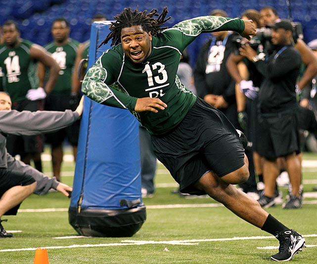 Clayborn at the 2011 Combine