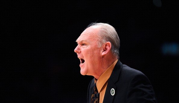LOS ANGELES, CA - APRIL 03:  Coach George Karl of the Denver Nuggets reacts during the game against the Los Angeles Lakers at Staples Center on April 3, 2011 in Los Angeles, California. NOTE TO USER: User expressly acknowledges and agrees that, by downloa