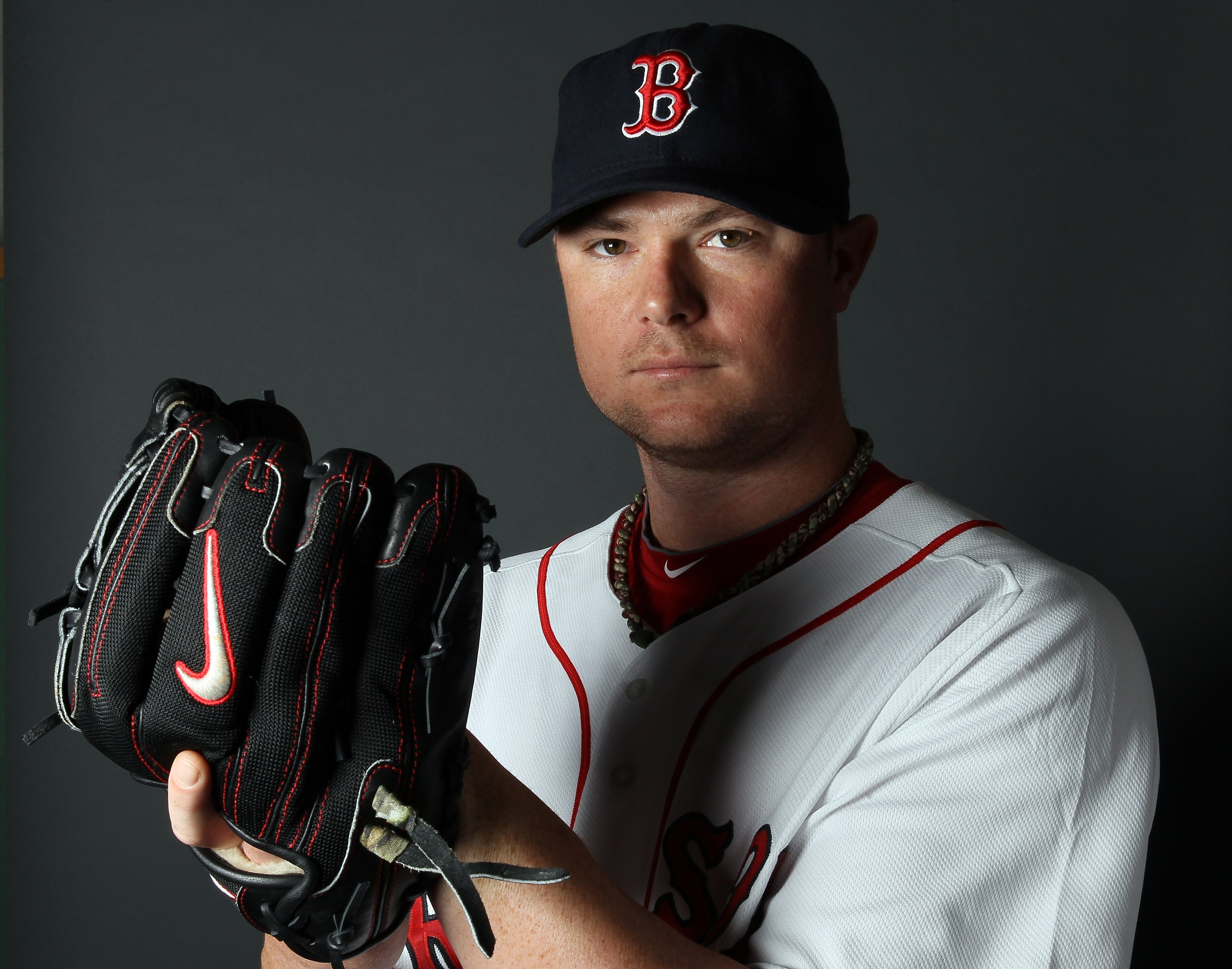 FT. MYERS, FL - FEBRUARY 20:  Jon Lester #31 of the Boston Red Sox poses for a portrait during the Boston Red Sox Photo Day on February 20, 2011 at the Boston Red Sox Player Development Complex in Ft. Myers, Florida  (Photo by Elsa/Getty Images)