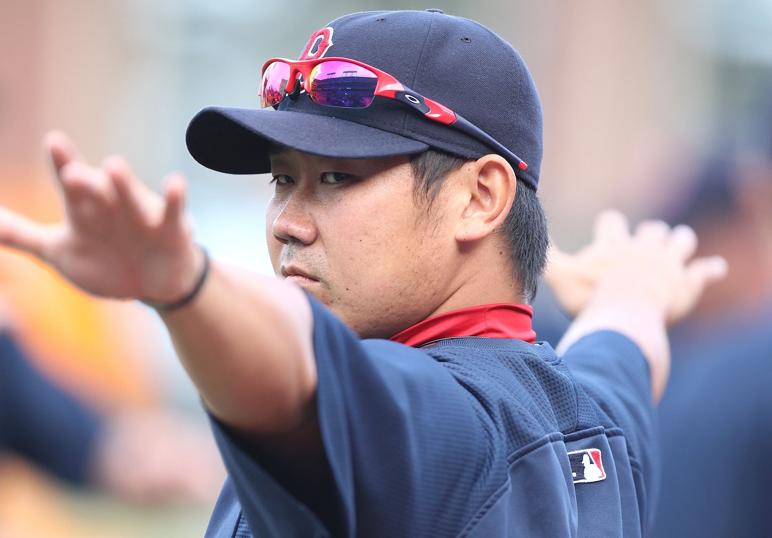 SAN FRANCISCO - JUNE 25:  Daisuke Matsuzaka #18 of the Boston Red Sox looks on against the San Francisco Giants during an MLB game at AT&T Park on June 25, 2010 in San Francisco, California.  (Photo by Jed Jacobsohn/Getty Images)