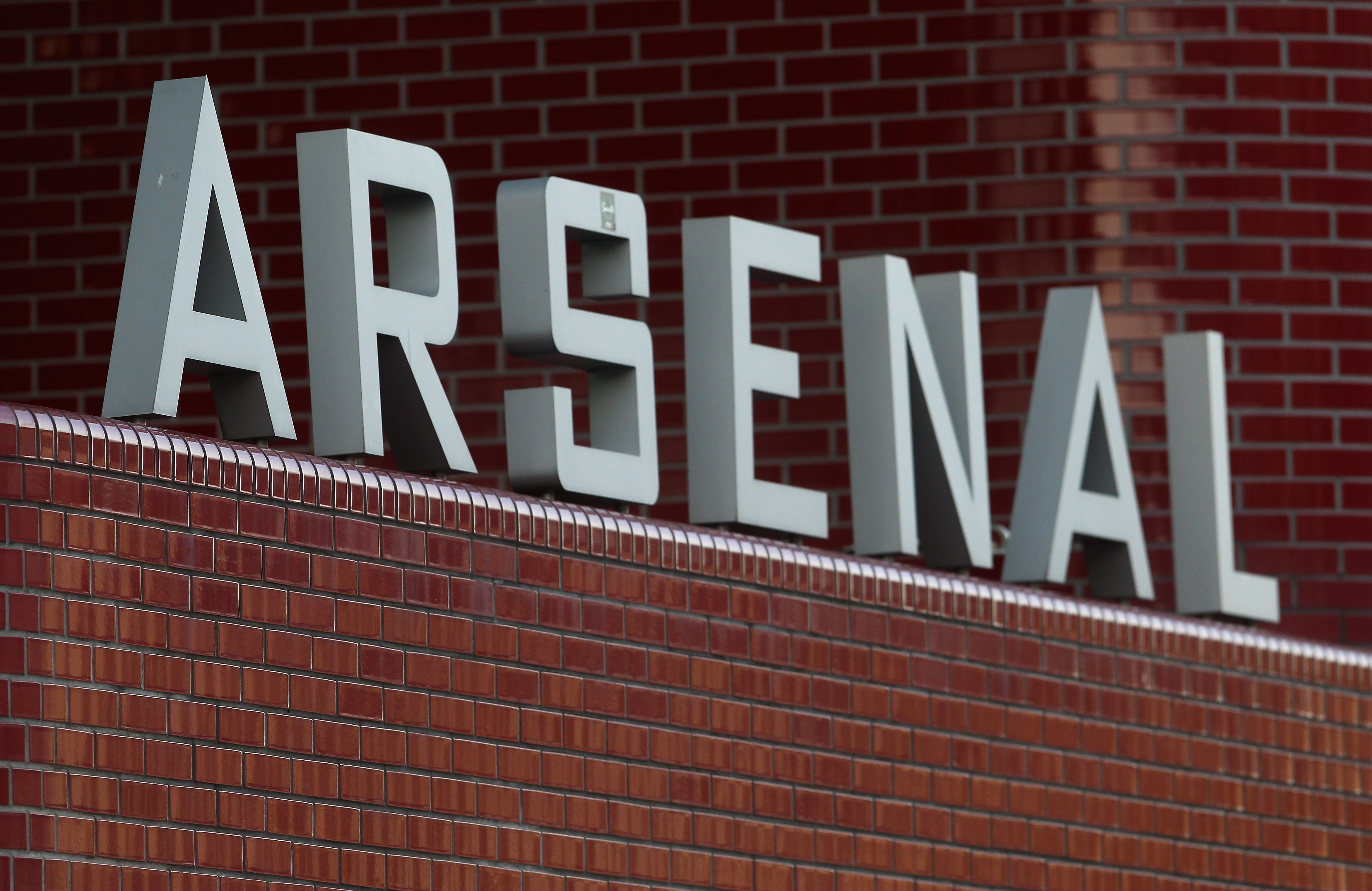 LONDON, UNITED KINGDOM - FEBRUARY 24:  An Arsenal FC sign is seen outside the Emirates Stadium on February 24, 2011 in London, England.  (Photo by Julian Finney/Getty Images)