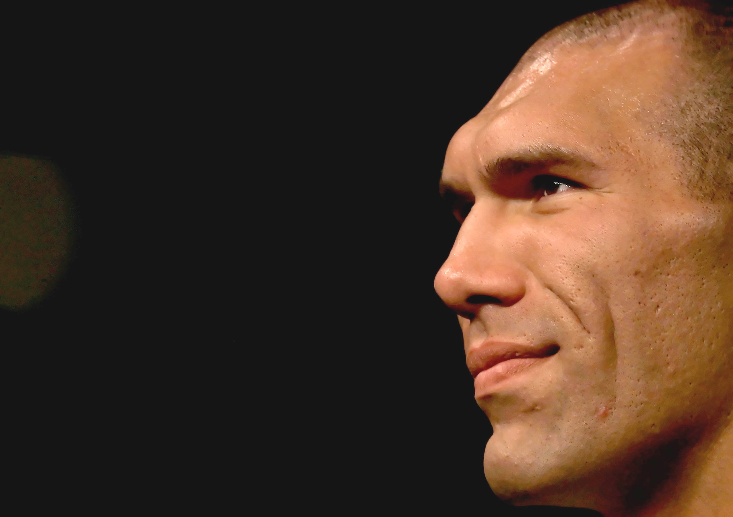 LOS ANGELES, CA - SEPTEMBER 02:  Boxer Nikolai Valuev watches the fight between James Toney and Samuel Peter during their WBC heavyweight title elimination/NABF & IBA heavyweight championship fight at Staples Center on September 2, 2006 in Los Angeles, Ca