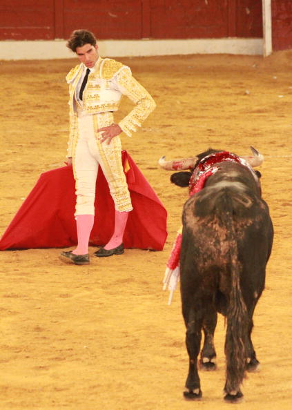 MARBELLA, SPAIN - AUGUST 06: Cayetano Rivera attends 'Corrida de los Candiles' bullfights in Marbella on August 6, 2010 in Marbella, Spain. The bullfights are held as a celebration and  tribute to all those bullfighters who started bullfighting at night u