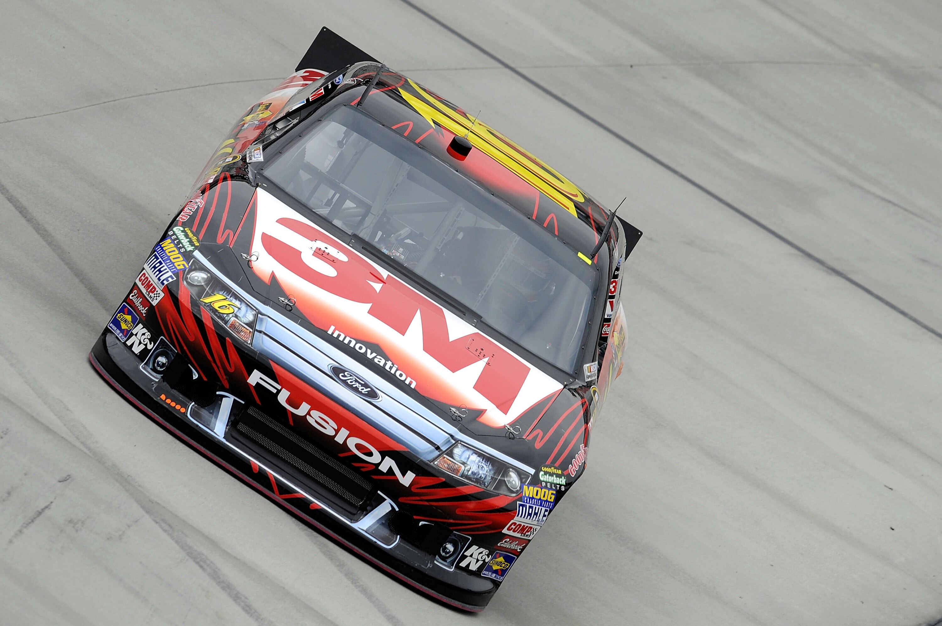 BRISTOL, TN - MARCH 18:  Greg Biffle drives the #16 3M Ford during practice for the NASCAR Sprint Cup Series Jeff Byrd 500 Presented By Food City at Bristol Motor Speedway on March 18, 2011 in Bristol, Tennessee.  (Photo by John Harrelson/Getty Images for