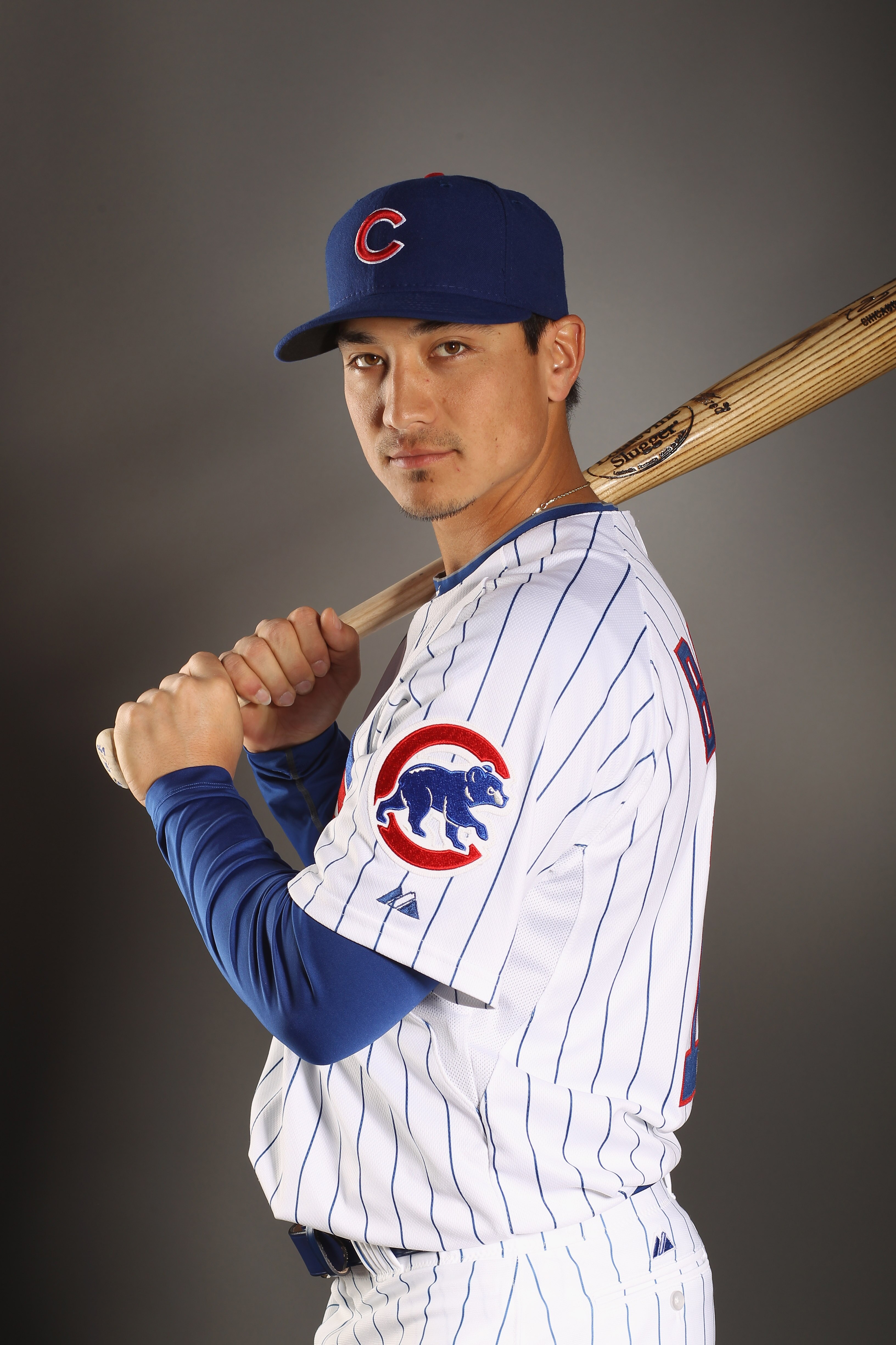 MESA, AZ - FEBRUARY 22:  Darwin Barney #15 of the Chicago Cubs poses for a portrait during media photo day at Finch Park on February 22, 2011 in Mesa, Arizona.  (Photo by Ezra Shaw/Getty Images)
