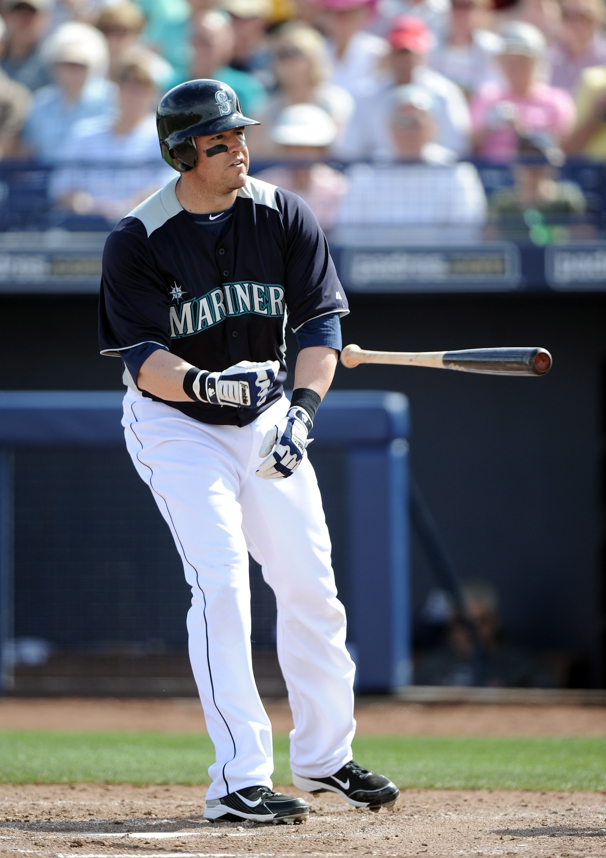 PEORIA, AZ - MARCH 01:  Jack Cust #29 of the Seattle Mariners at bat during spring training at Peoria Stadium on March 1, 2011 in Peoria, Arizona.  (Photo by Harry How/Getty Images)