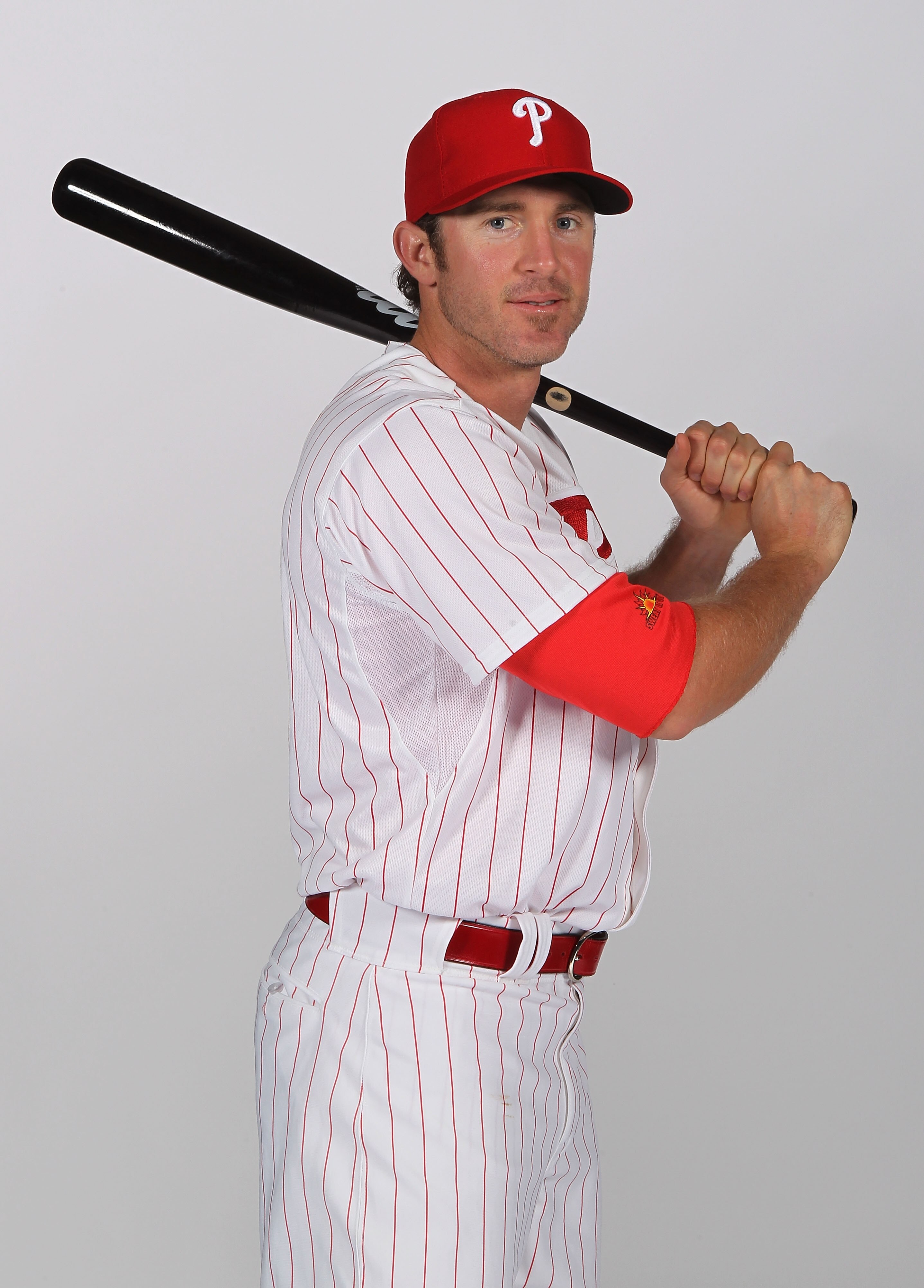CLEARWATER, FL - FEBRUARY 22:  Chase Utley #26 of the Philadelphia Phillies poses for a photo during Spring Training Media Photo Day at Bright House Networks Field on February 22, 2011 in Clearwater, Florida.  (Photo by Nick Laham/Getty Images)