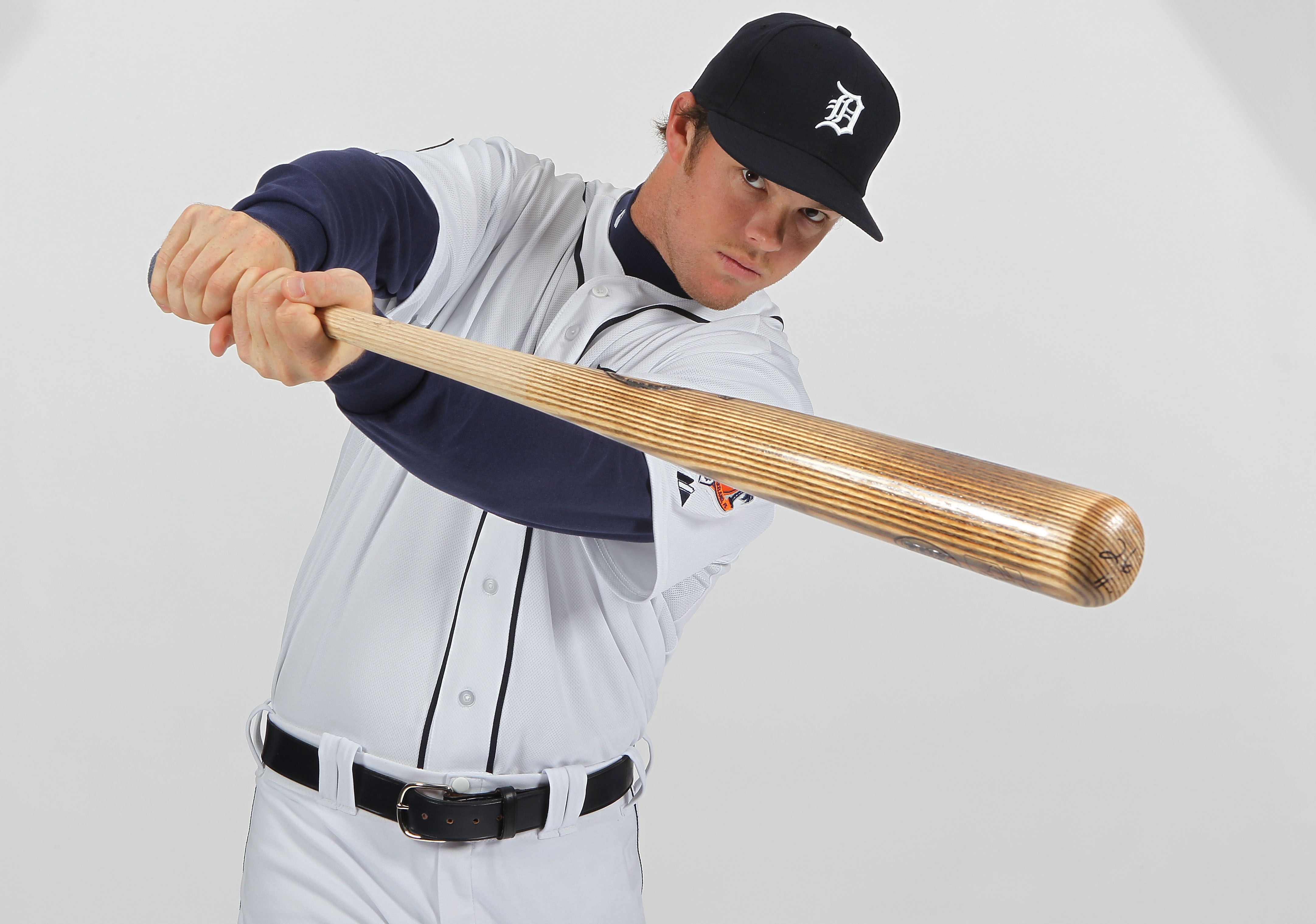 LAKELAND, FL - FEBRUARY 21:  Brennan Boesch #26 of the Detroit Tigers poses for a portrait during Photo Day on February 21, 2011  at Joker Marchant Stadium in Lakeland, Florida.  (Photo by Nick Laham/Getty Images)