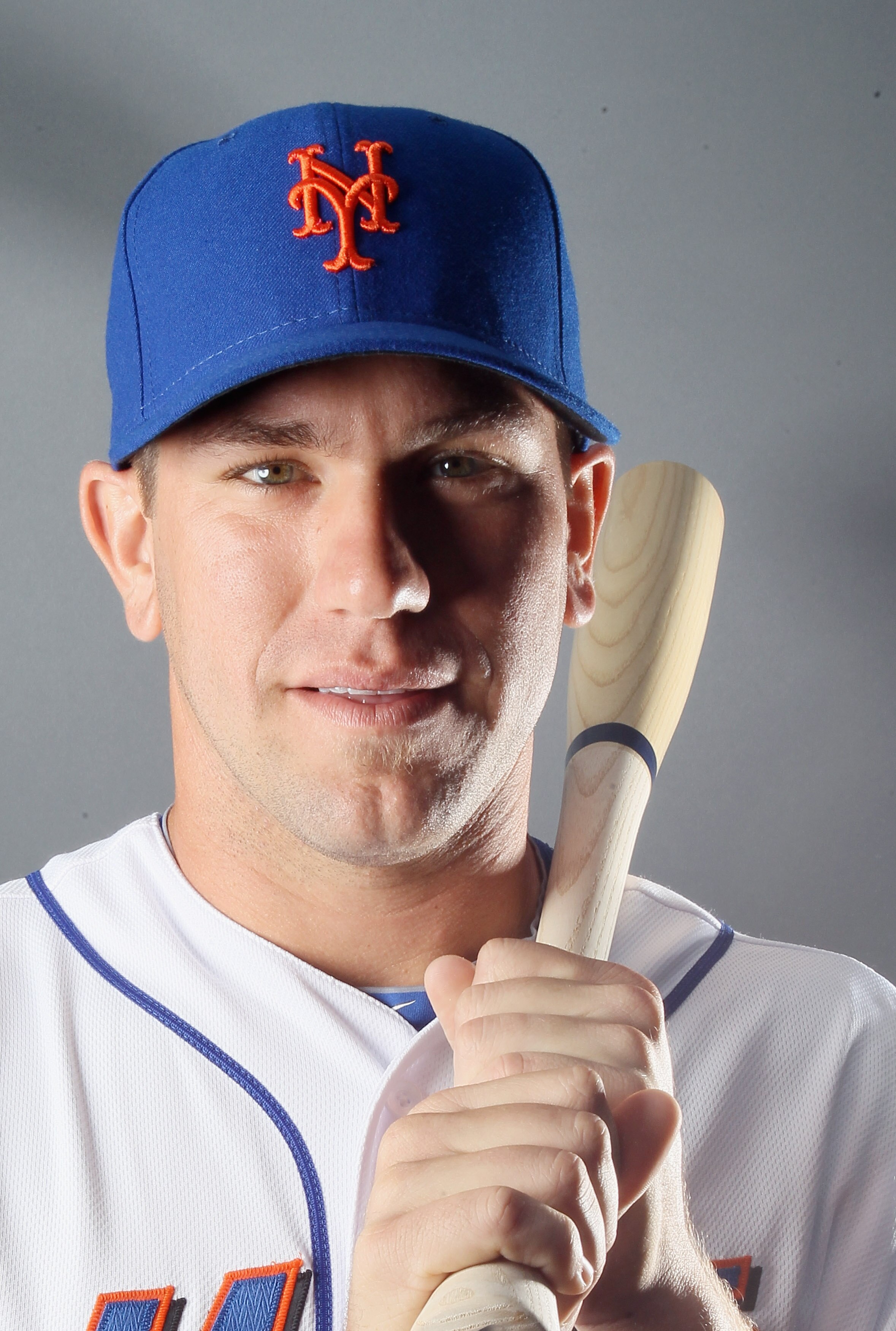 PORT ST. LUCIE, FL - FEBRUARY 24:  Josh Thole #30 of the New York Mets poses for a portrait during the New York Mets Photo Day on February 24, 2011 at Digital Domain Park in Port St. Lucie, Florida.  (Photo by Elsa/Getty Images)