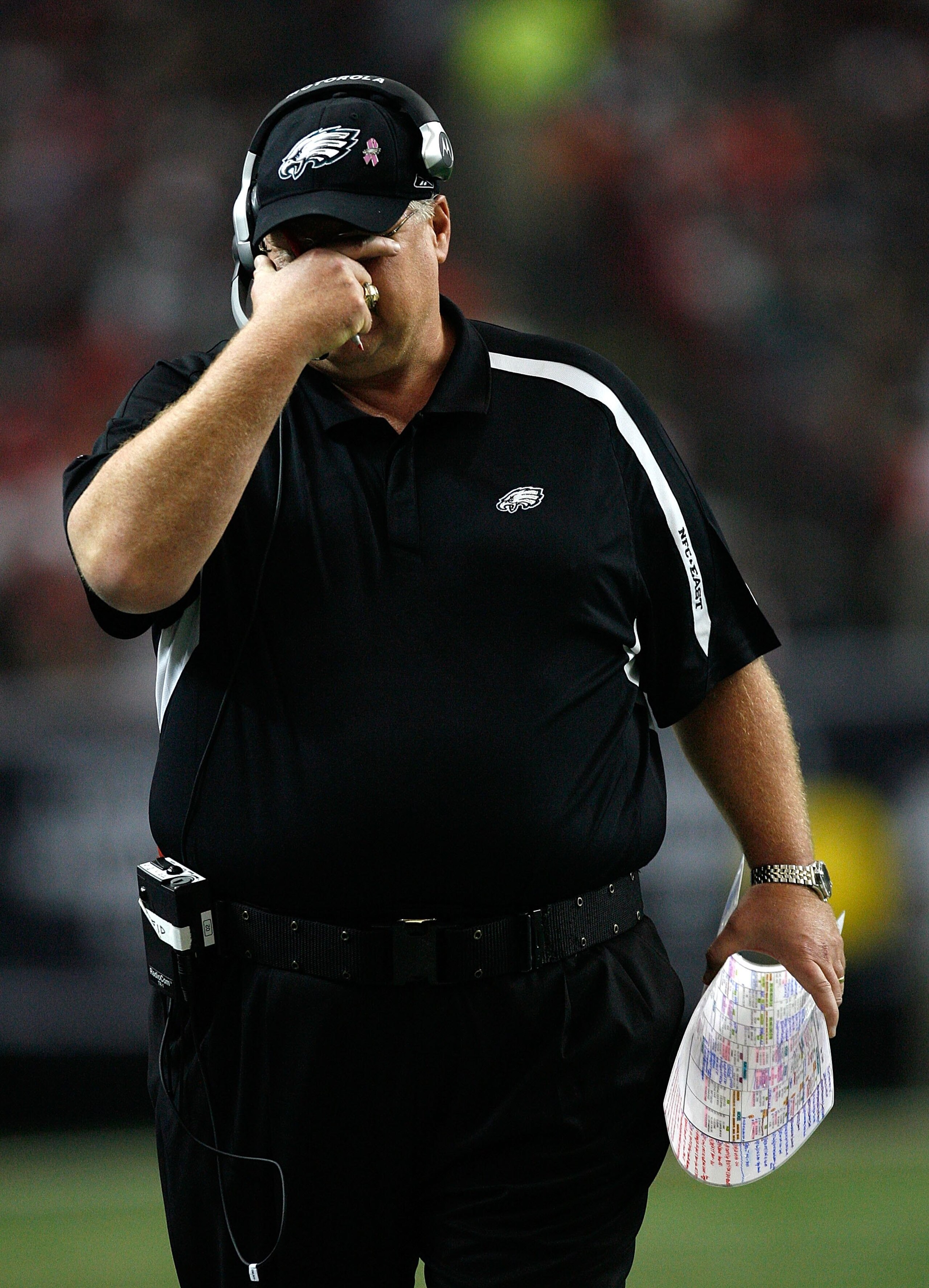 ATLANTA - DECEMBER 06:  Head coach Andy Reid of the Philadelphia Eagles against the Atlanta Falcons at Georgia Dome on December 6, 2009 in Atlanta, Georgia.  (Photo by Kevin C. Cox/Getty Images)