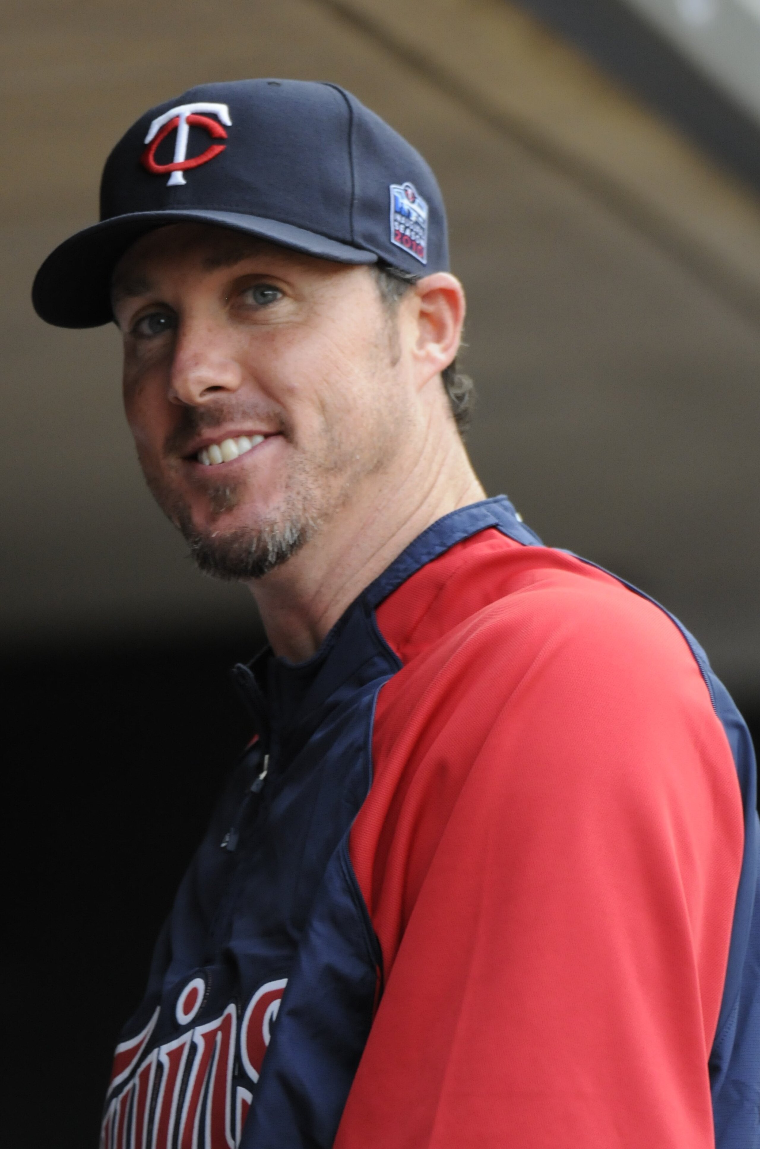 MINNEAPOLIS, MN - MAY 26: Joe Nathan #36 of the Minnesota Twins in the dugout in the eighth inning against the New York Yankees during the game on May 26, 2010 at Target Field in Minneapolis, Minnesota. The game was suspended due to rain after the fifth i MINNEAPOLIS, MN - MAY 26: Joe Nathan #36 of the Minnesota Twins in the dugout in the eighth inning against the New York Yankees during the game on May 26, 2010 at Target Field in Minneapolis, Minnesota. The game was suspended due to rain after the fifth i