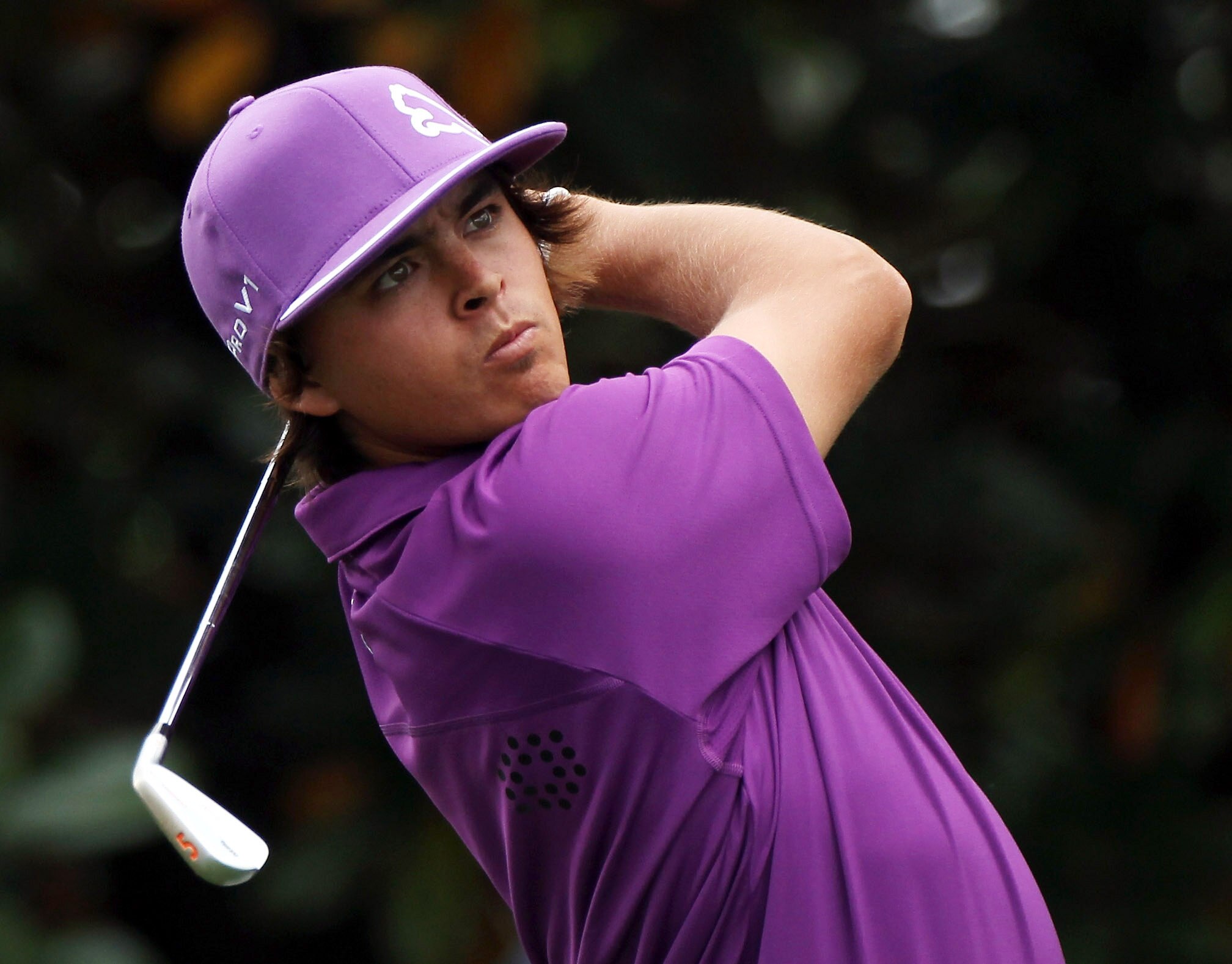 ORLANDO, FL - MARCH 24:  Rickie Fowler plays a shot on the 2nd hole during the first round of the Arnold Palmer Invitational presented by MasterCard at the Bay Hill Club and Lodge on March 24, 2011 in Orlando, Florida.  (Photo by Sam Greenwood/Getty Image
