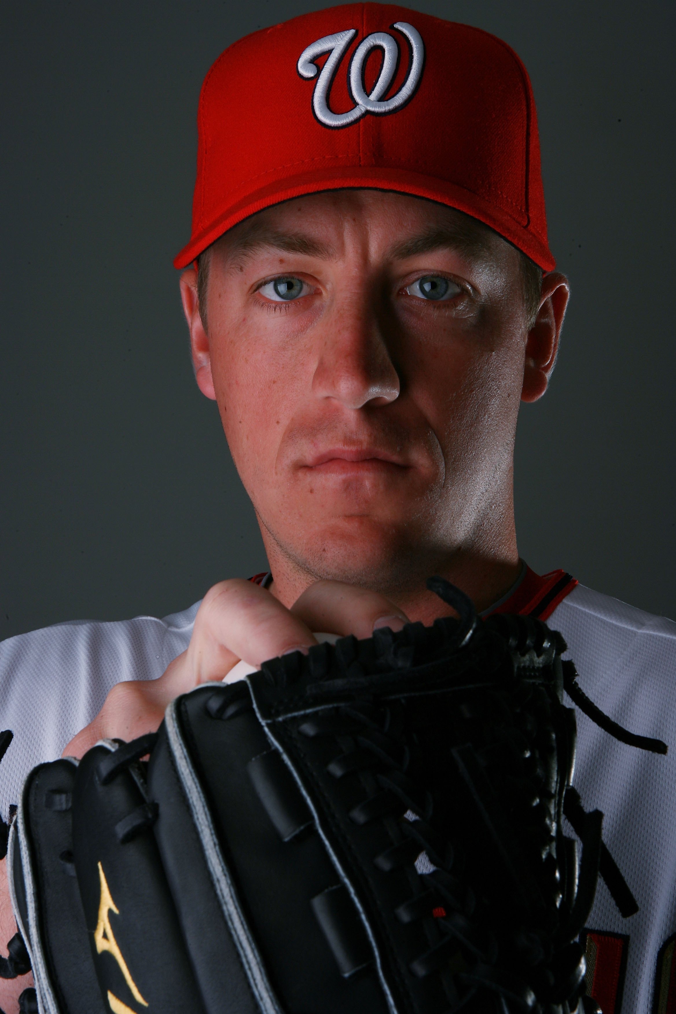 VIERA, FL - FEBRUARY 28:  Pitcher Jordan Zimmermann #27 of the Washington Nationals poses during photo day at Space Coast Stadium on February 28, 2010 in Viera, Florida.  (Photo by Doug Benc/Getty Images)